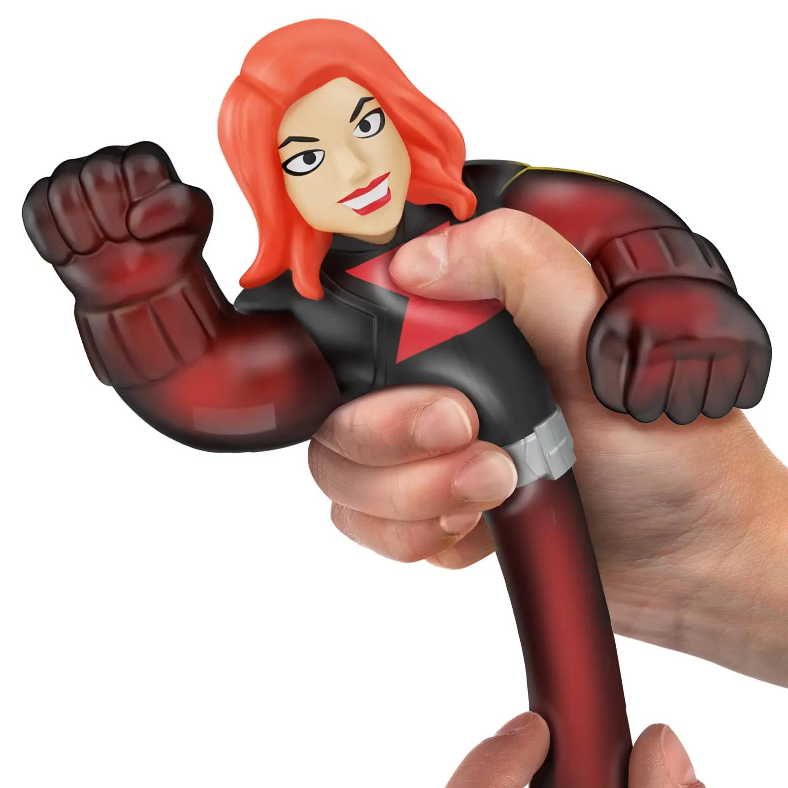 Heroes of Goo Jit Zu Black Widow — veniv ja vastupidav mänguasi – pakend ja tarvikud