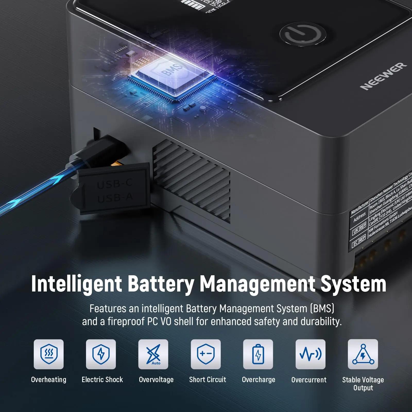 NEEWER vastupidav Mini V Mount aku 6800mAh kingituseks – pilt 6