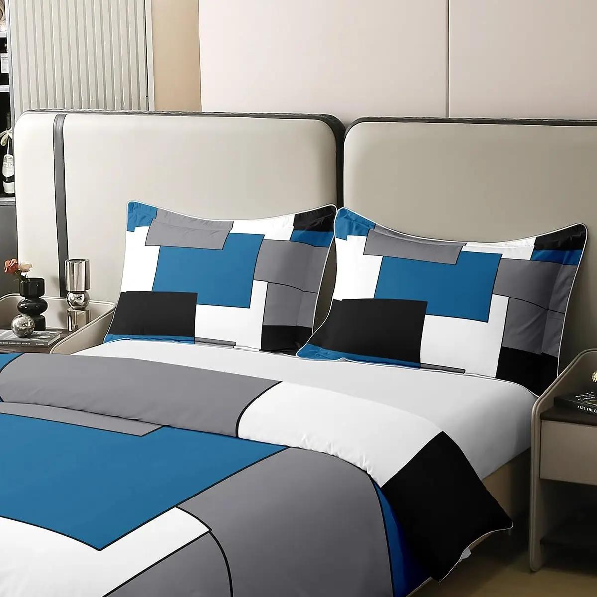 Homewish pehme puuvillane voodipesu 140×200 cm modernselt – kasutusnäide