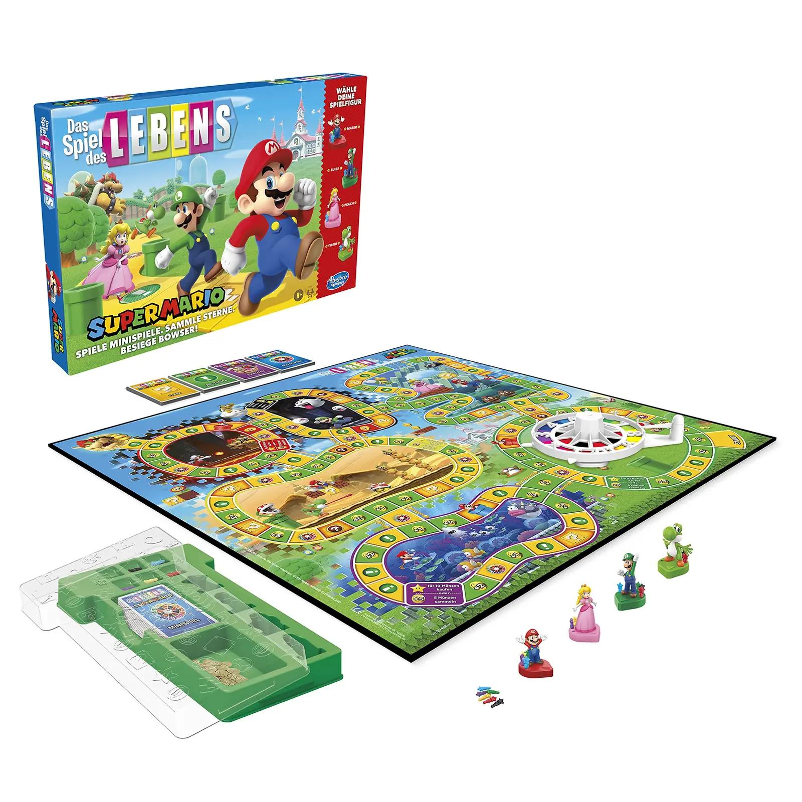 Hasbro Gaming Super Mario lauamäng – pere- ja kinkieelis – detailne vaade