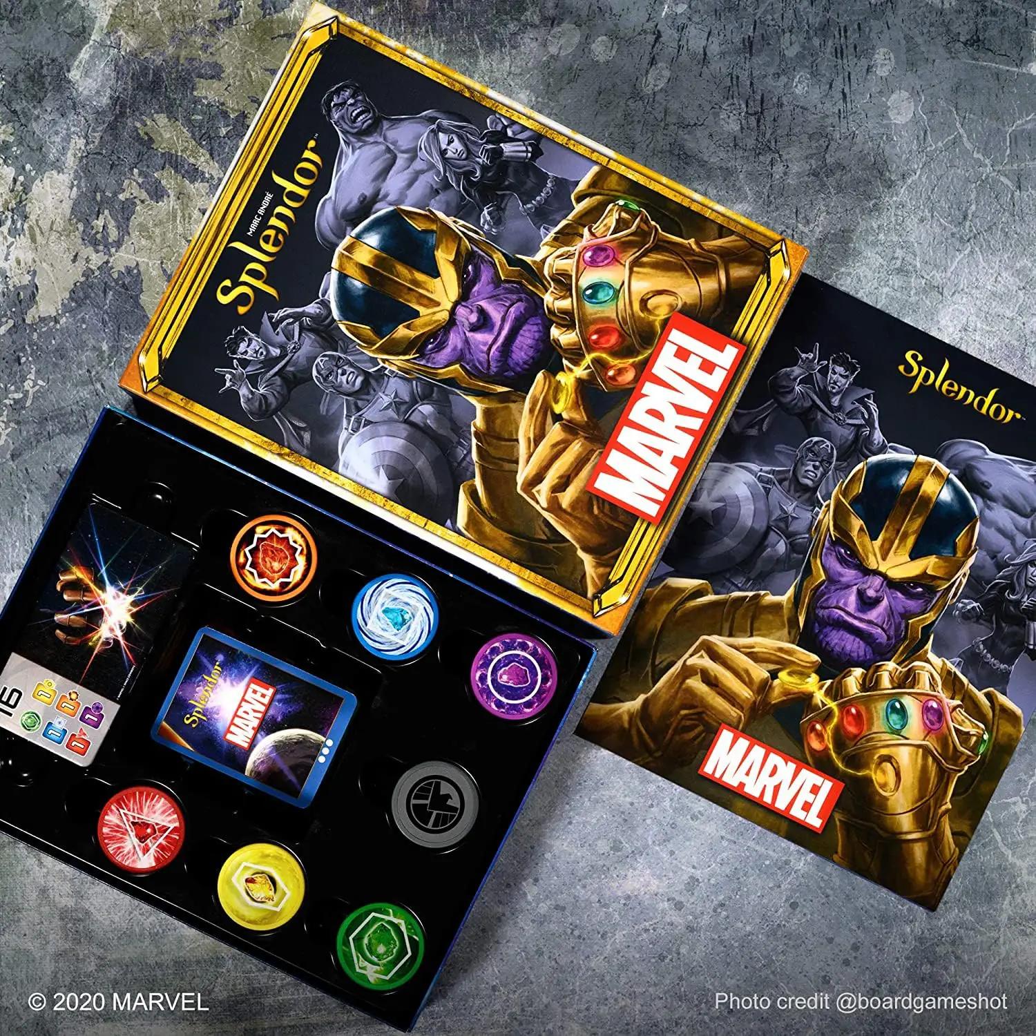 Asmodee Splendor Marvel lauamäng – strateegiline perekingitus – lisavaade