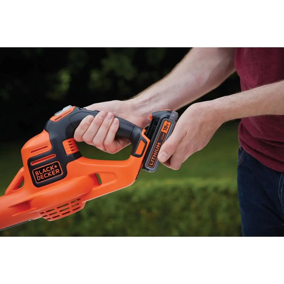 BLACK+DECKER kerge akublästija aiatöödeks — võimas ja mugav – kasutusnäide