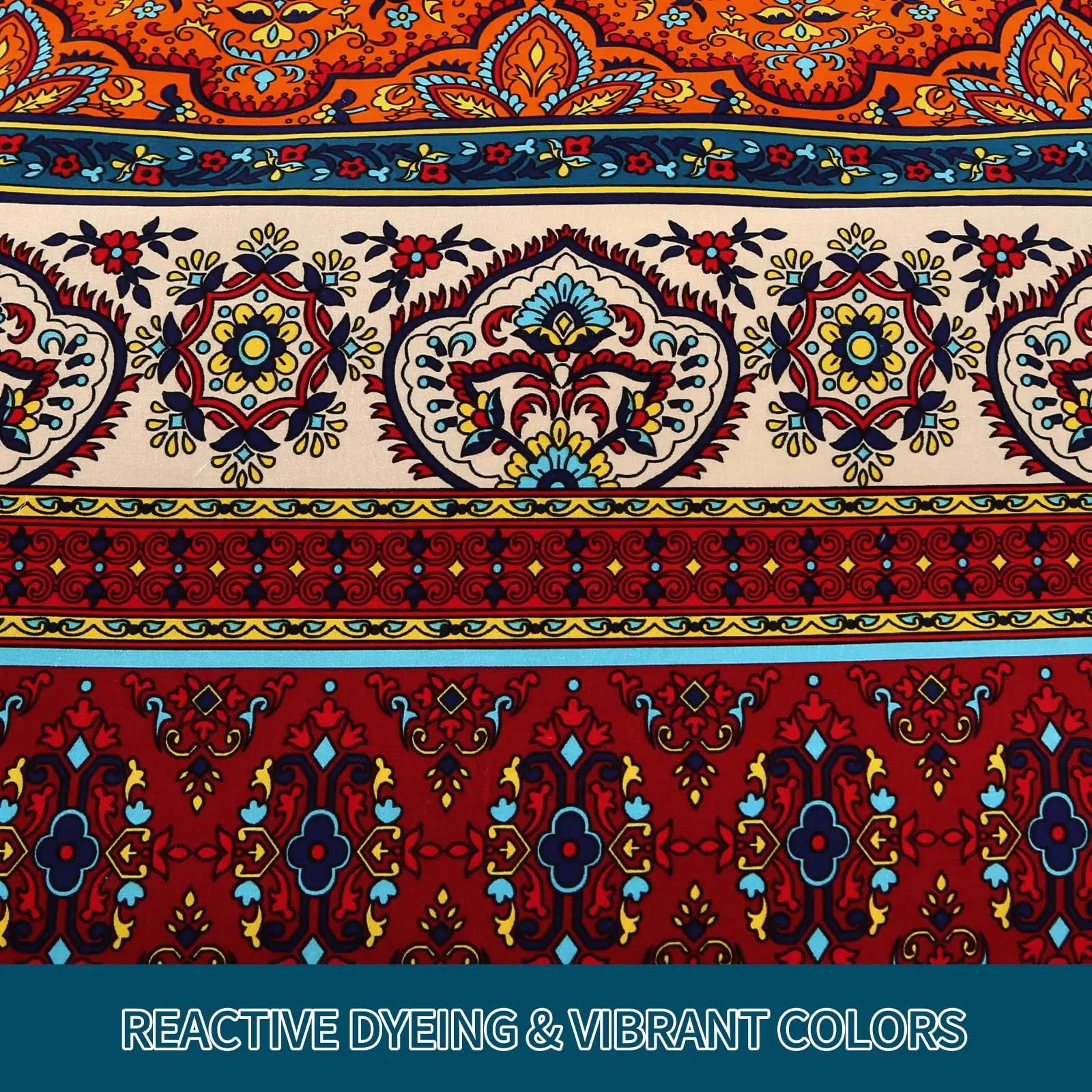 Qucover puuvillane 220×240 boheemlaslik voodipesu komplekt – pakend ja tarvikud