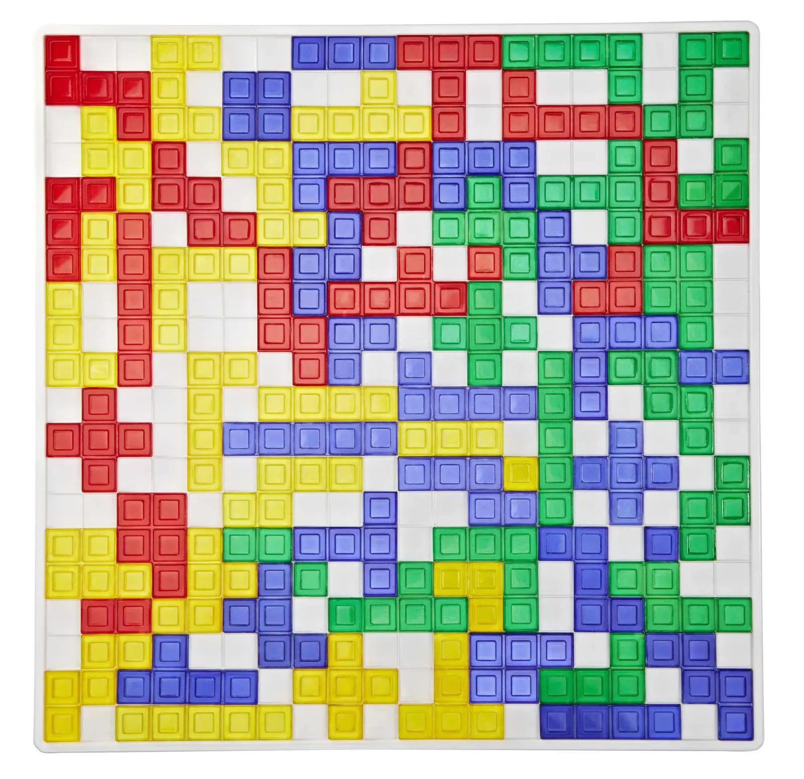 Mattel Games Blokus — värvikas pere strateegiamäng kingituseks – pakend ja tarvikud