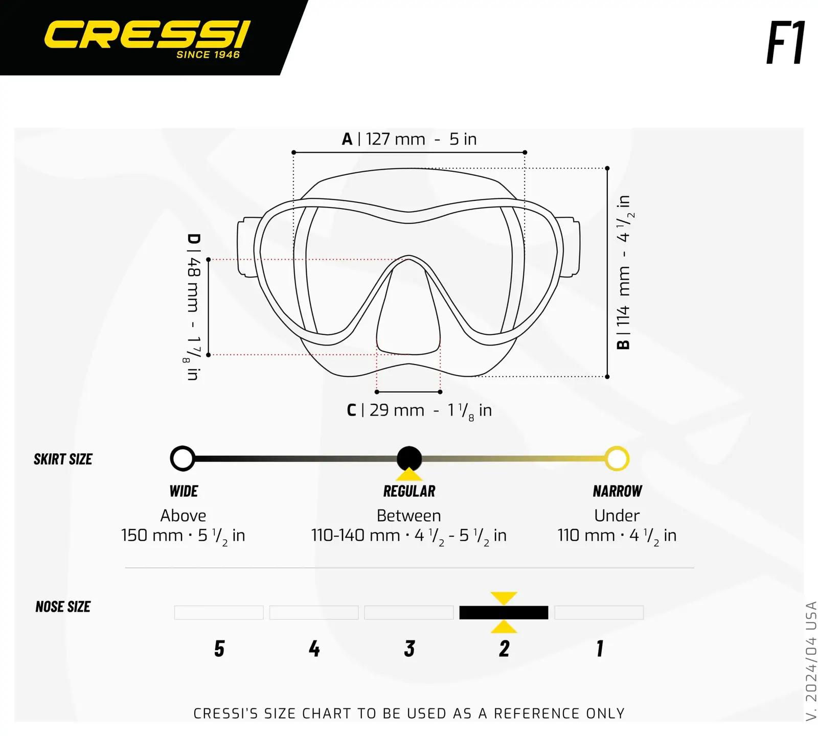 Cressi neopreenist sukeldumismask — tihedus ja mugavus – lisavaade
