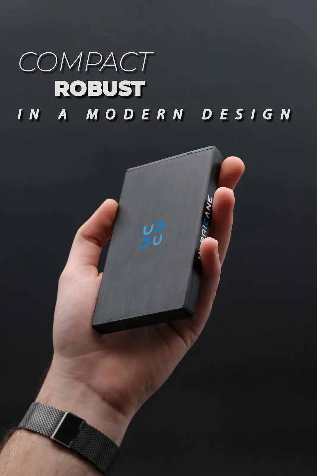 HURRICANE alumiiniumist kaasaskantav välisketas 1TB USB 3.0 – kasutusnäide