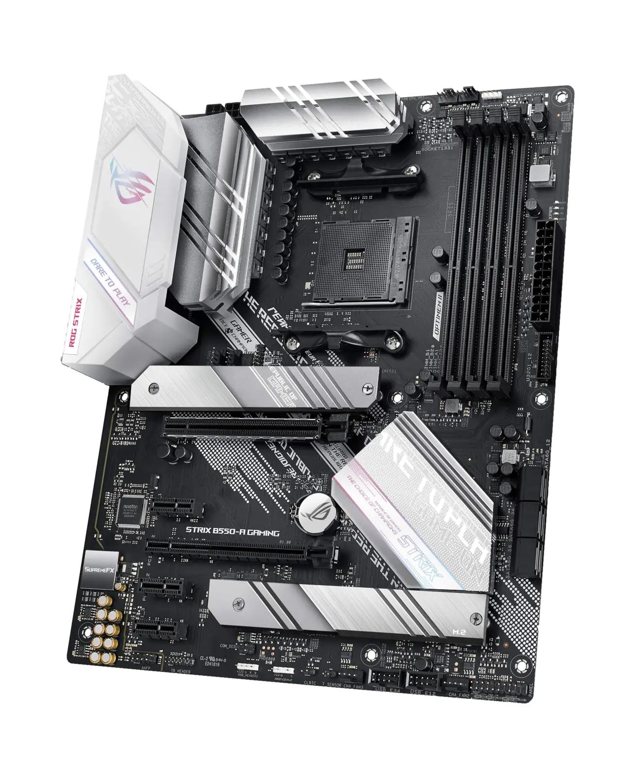 ASUS ROG Strix B550-A: vastupidav ATX emaplaat mängimiseks ja – pakend ja tarvikud