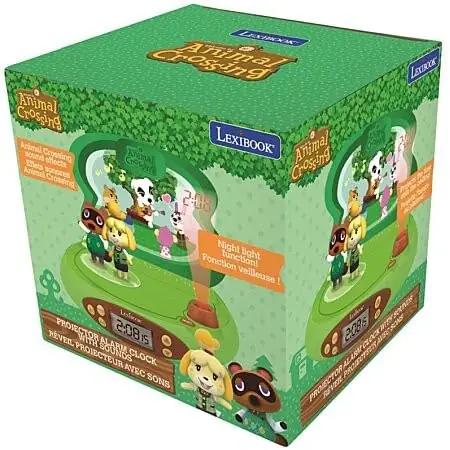Lexibook rohelise Animal Crossing öövalgus- ja äratuskell lastele – pakend ja tarvikud