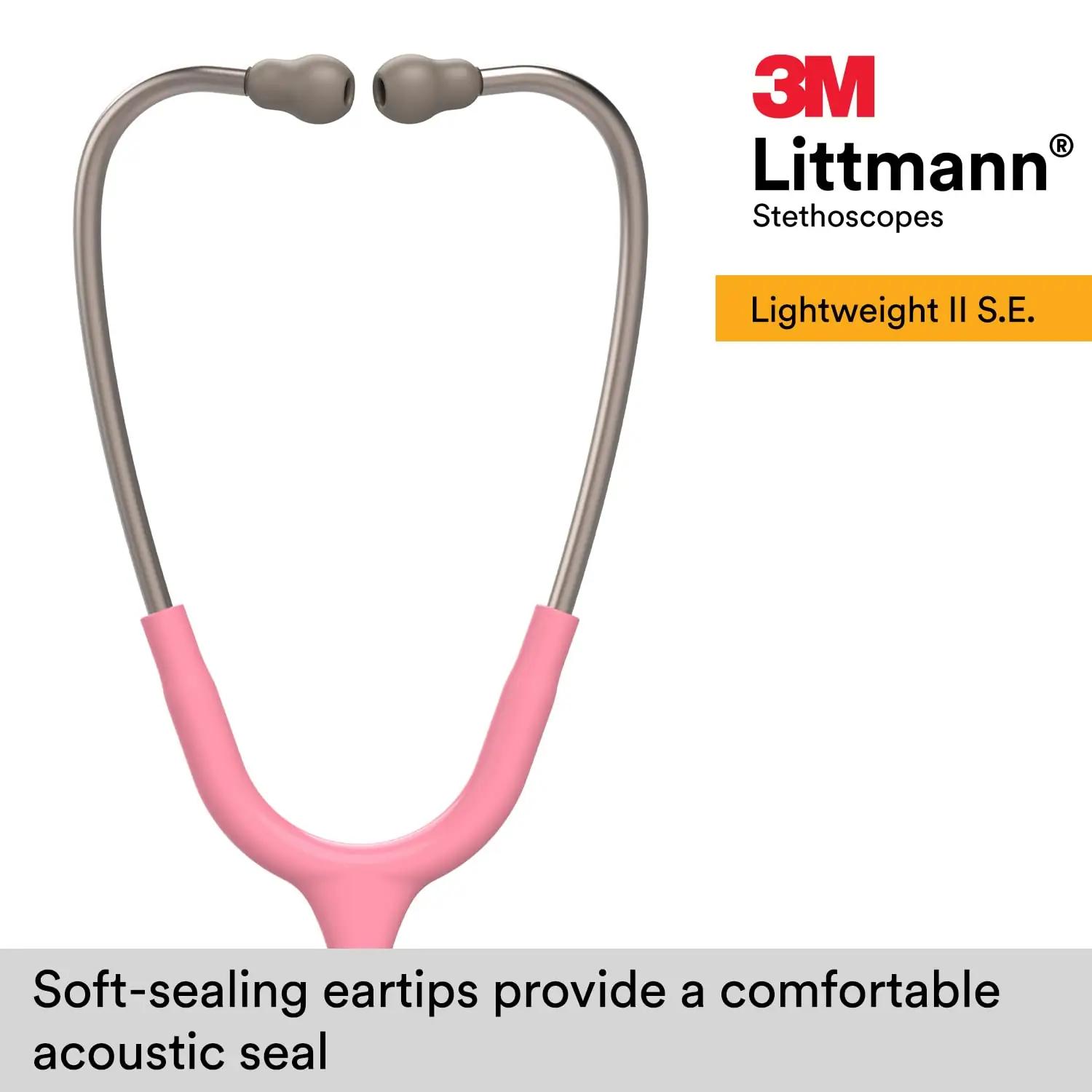 3M Littmann kerge stetoskoop perlmuttroosa — mugav hoolduses – lisavaade