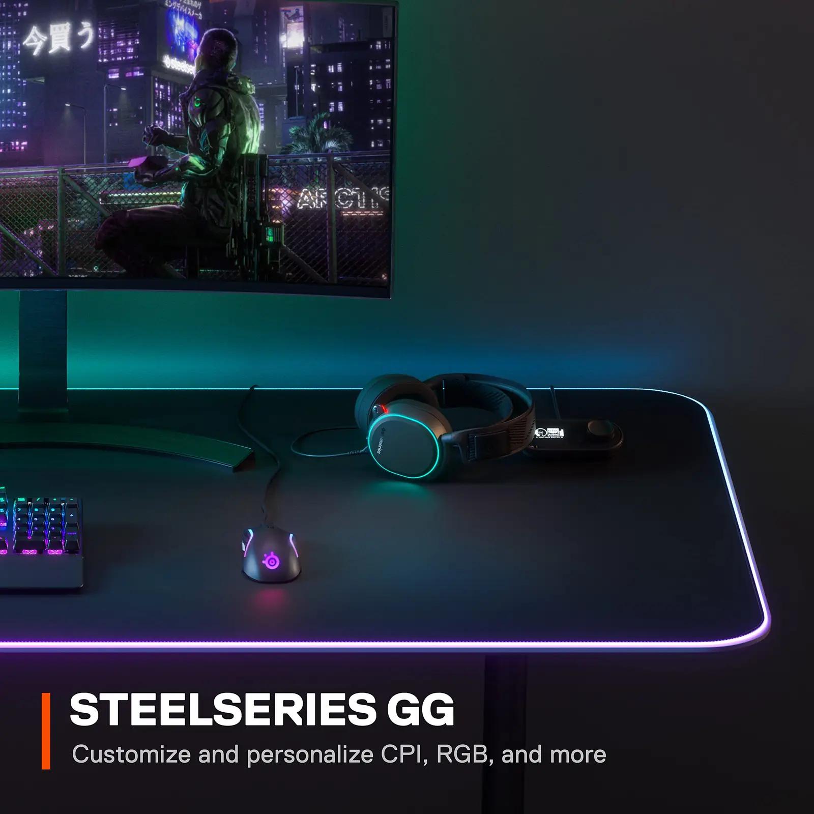 SteelSeries ergonoomiline mänguhiir Rival 5 — vastupidav ABS – pilt 7