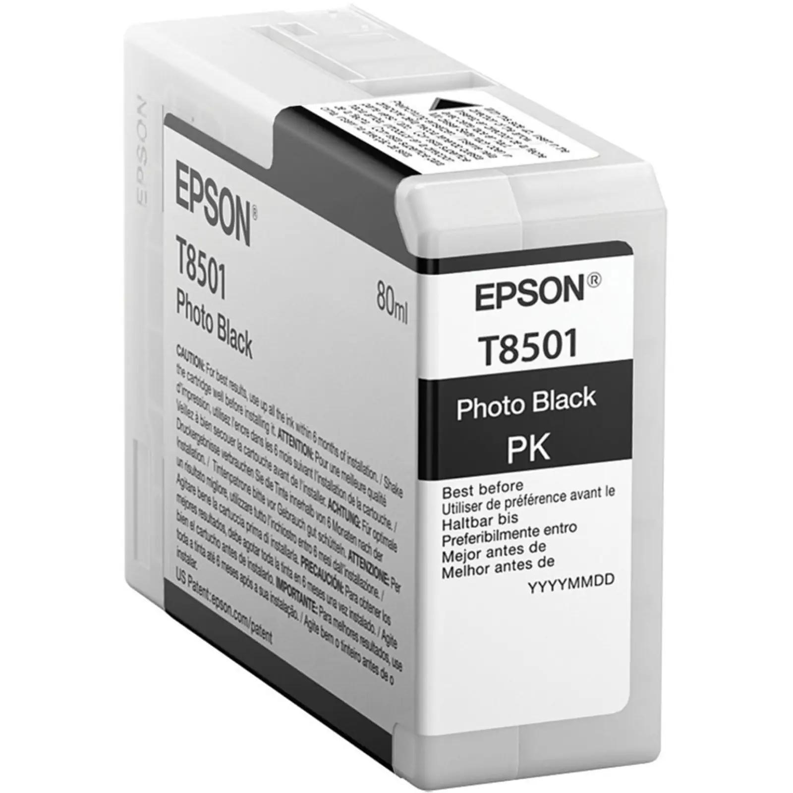 Epson fototindi kassett T850100 – kvaliteetne must trükk