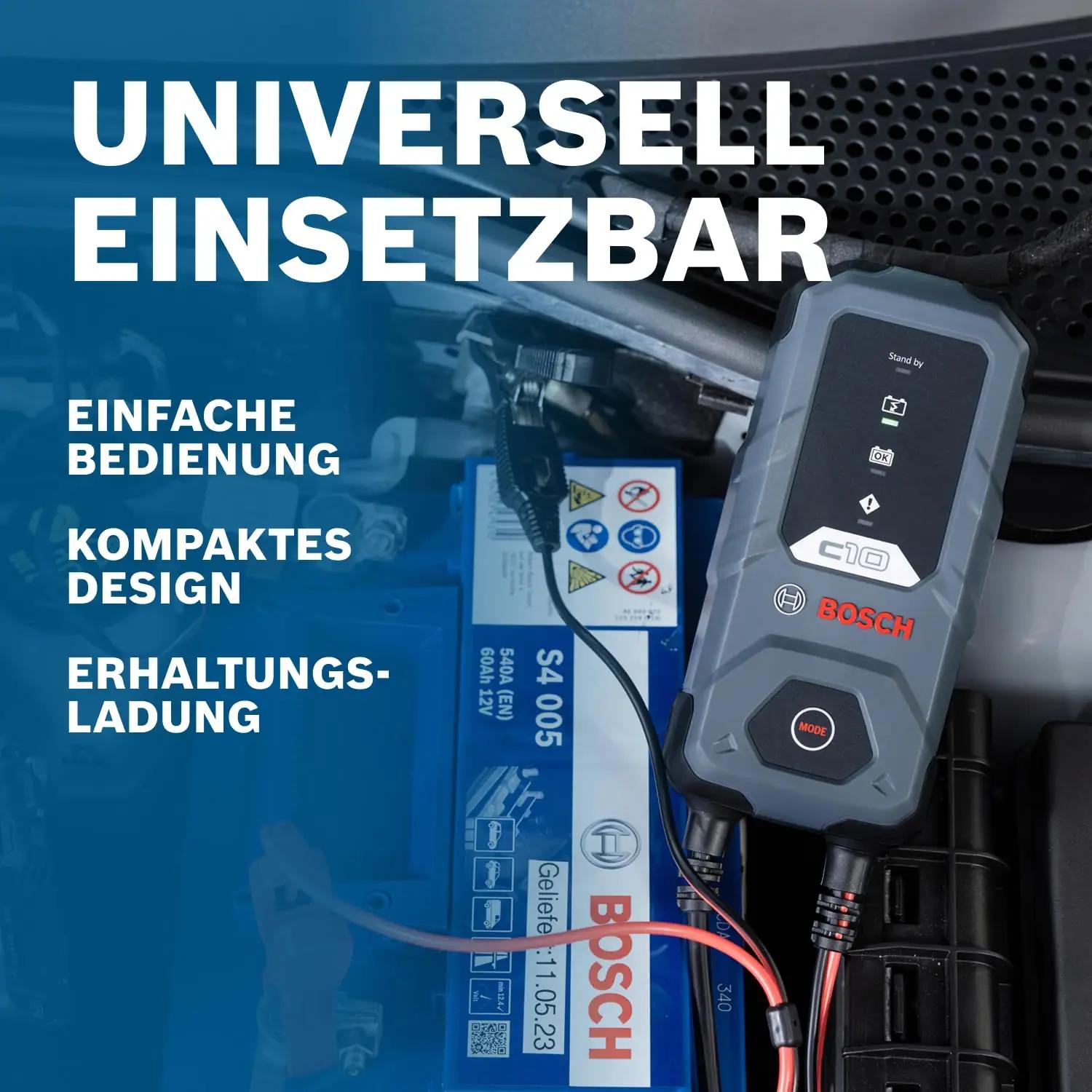 Bosch vastupidav autoakulaadija C10 3,5 A – säilitav laadimine – pilt 6