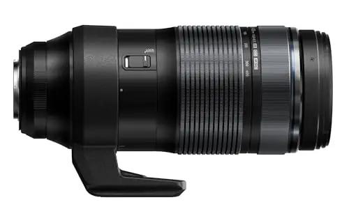 OM SYSTEM supertelezoom 100–400mm — kerge ja vastupidav – pakend ja tarvikud