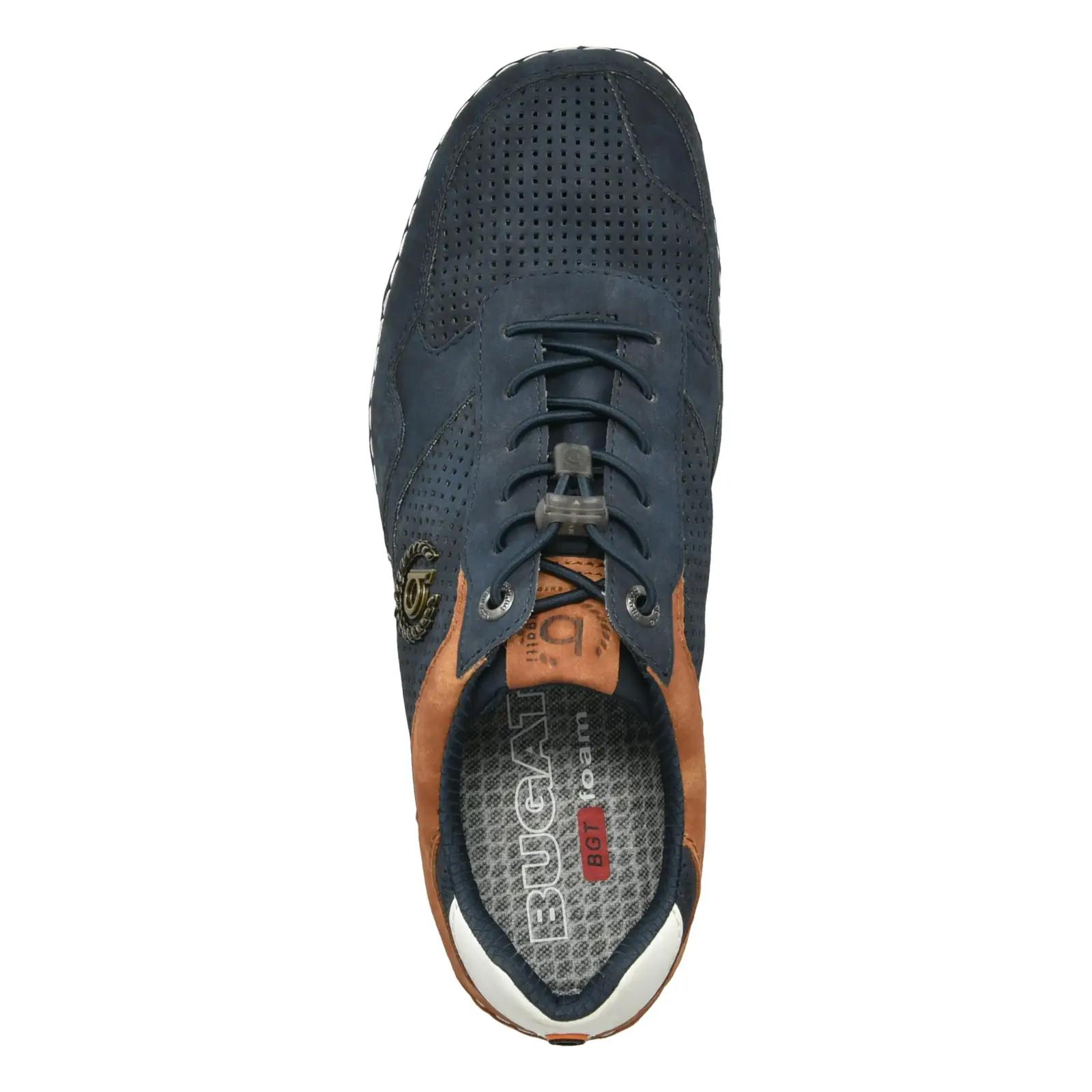 bugatti meeste klassikalised sinised loafer‑mokassiinid – pilt 6