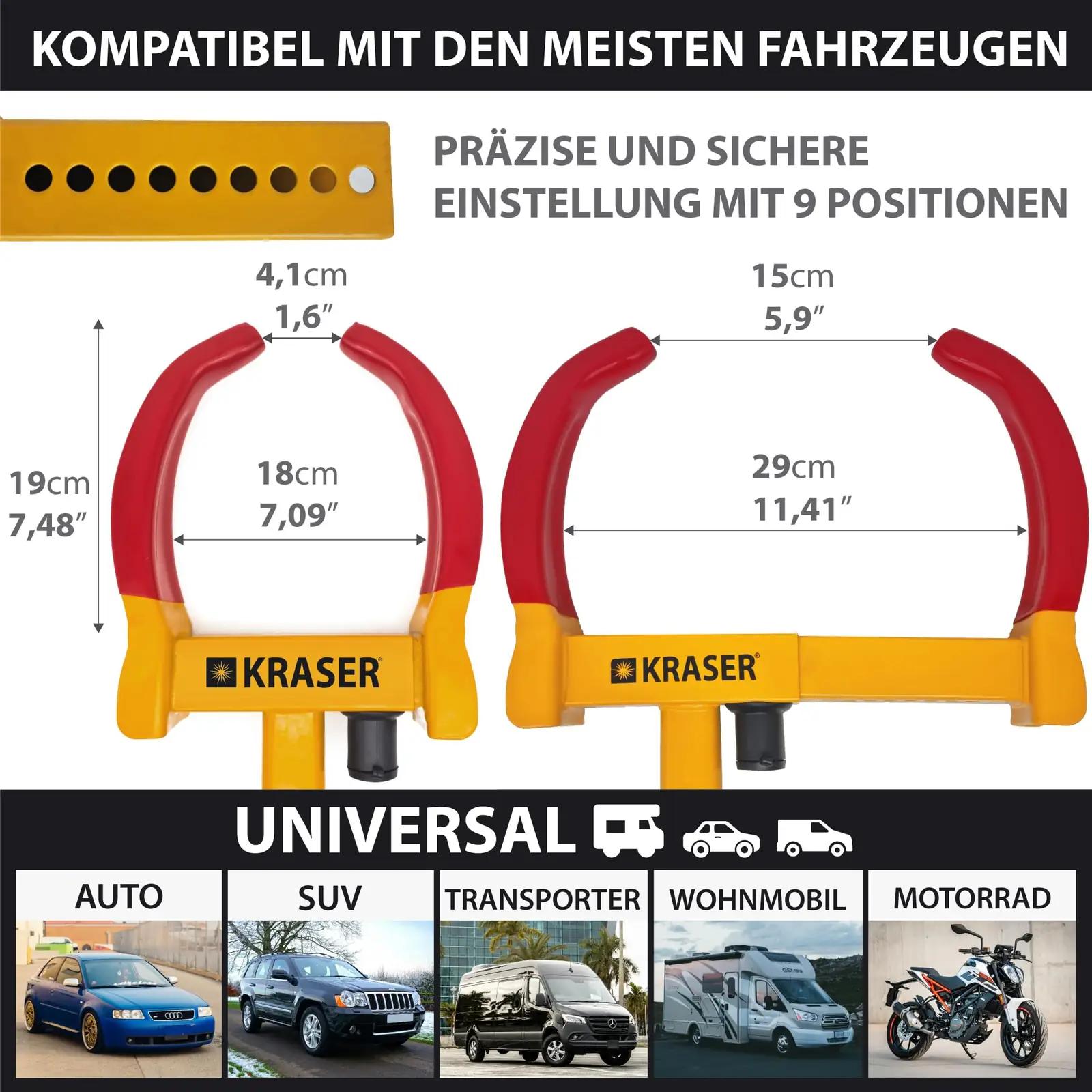 KRASER turvaline terasradakralle WA820 — universaalne – pilt 7