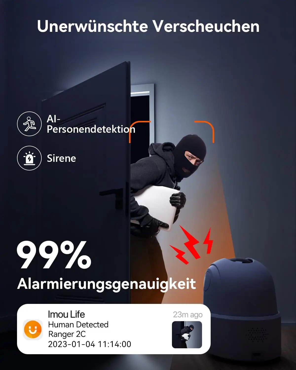 Imou metallist 360° koduvalve kaamera – Ranger 2C komplekt – pilt 7