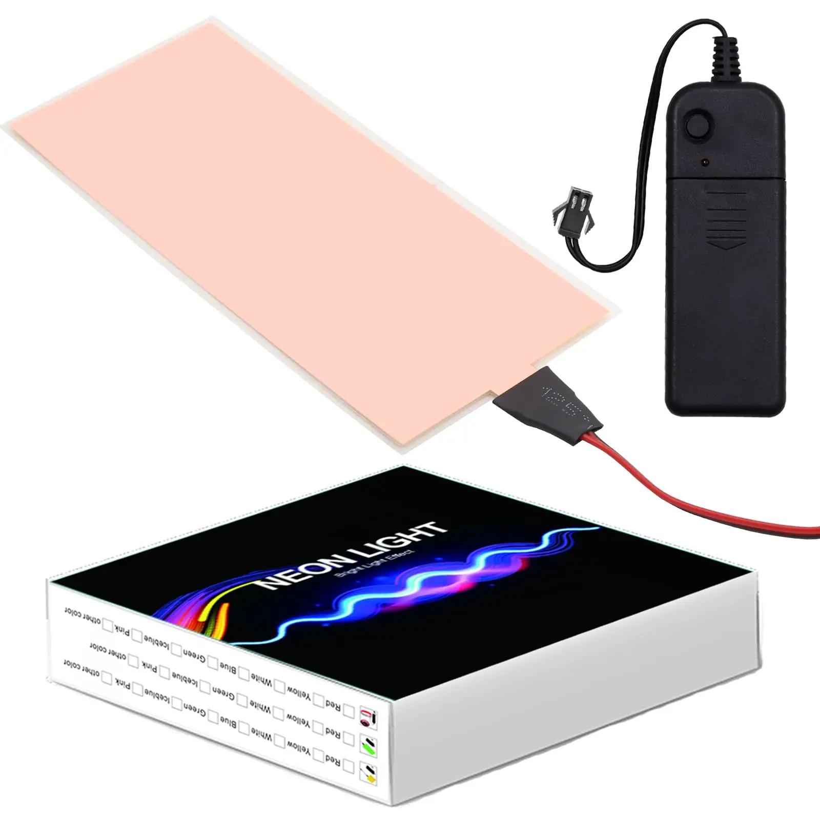 Ygmylandbb neon-EL leht 12×5 cm — dekoratiivne valgustus