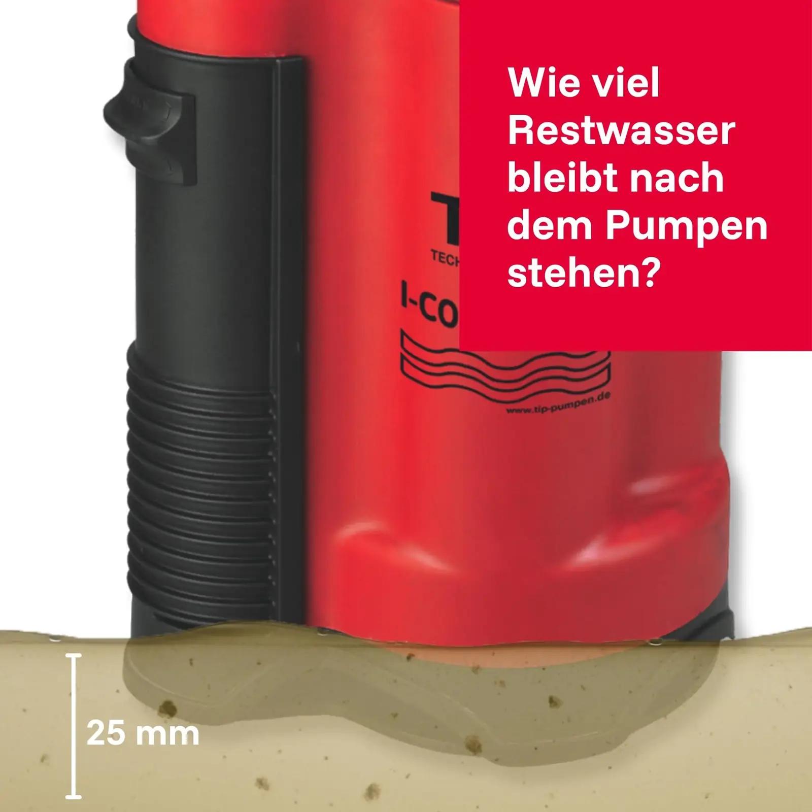 T.I.P. vastupidav plastikust äravoolupump 400W — kiire tühjendus – lisavaade