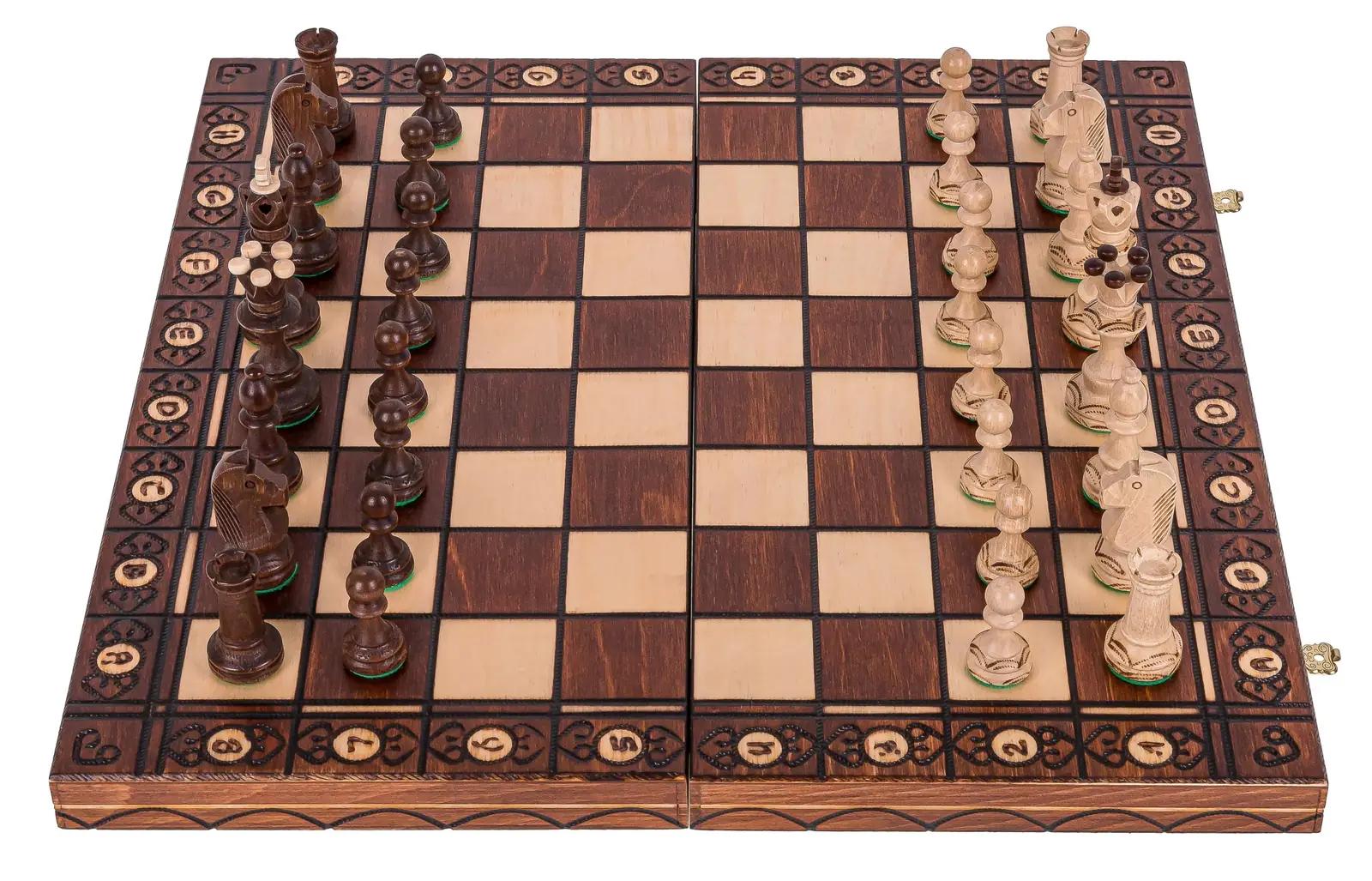 SQUARE GAME puidust malekomplekt – elegantne mänguasi kingituseks – pilt 6