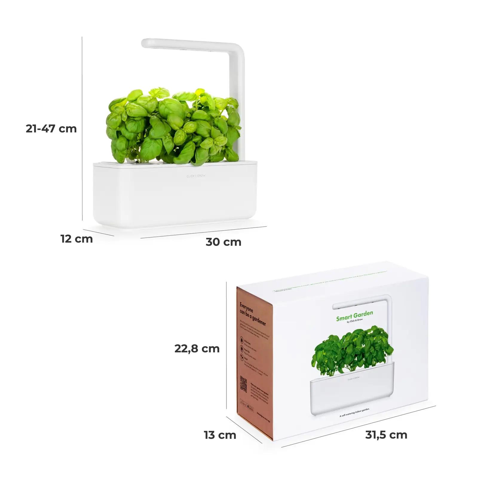 Click & Grow nutikas toidutaimede kasvatuskast – kompaktne valge – pilt 6