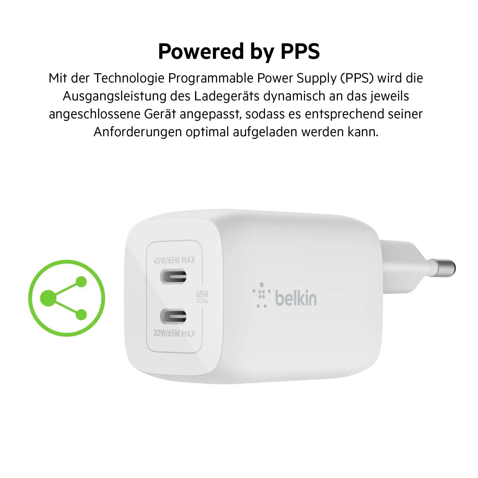 Belkin 65W GaN kiirlaadija koos kaabliga – kompaktne ja tõhus – pilt 6