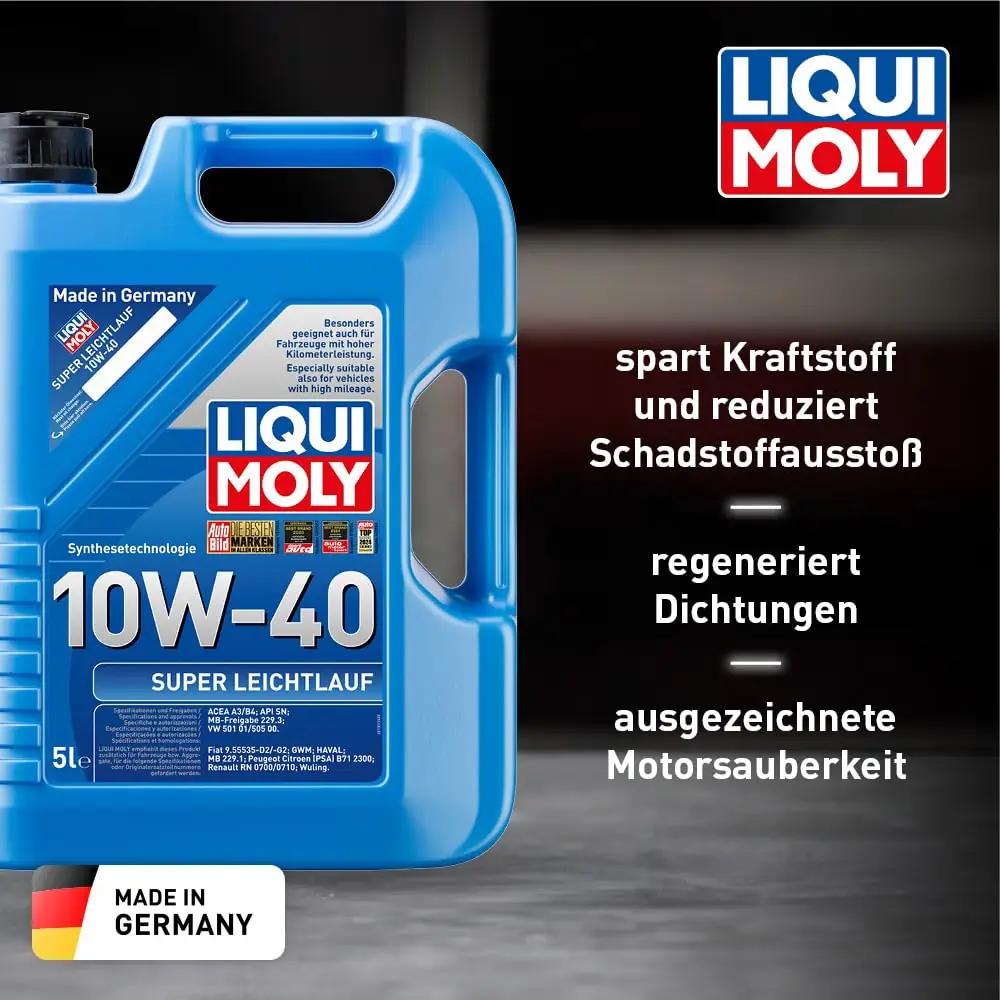 Liqui Moly 1301 mootoriõlid autod – detailne lähivaade