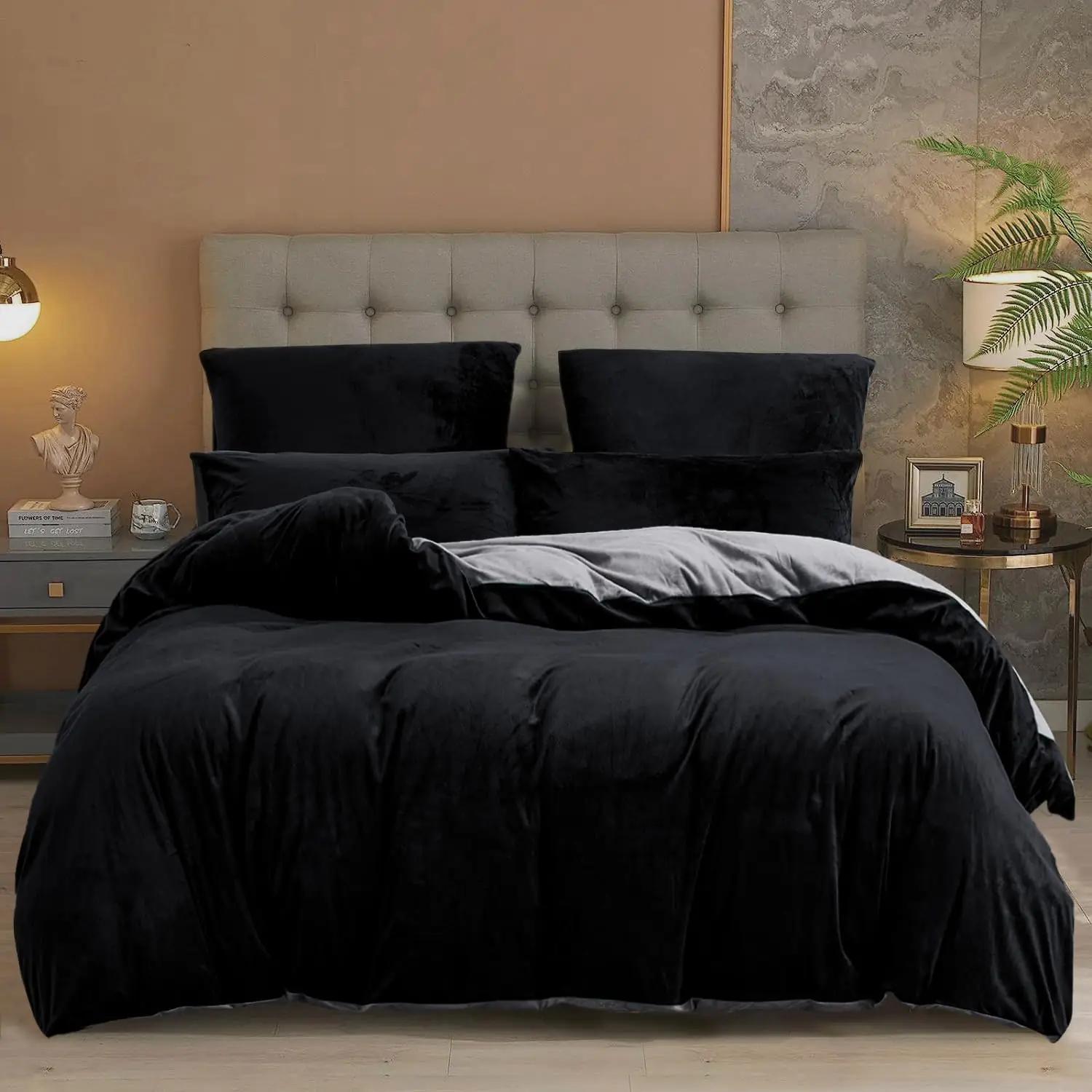 YASMENG pehme flanellist voodipesu 200×200 cm — soe talveks