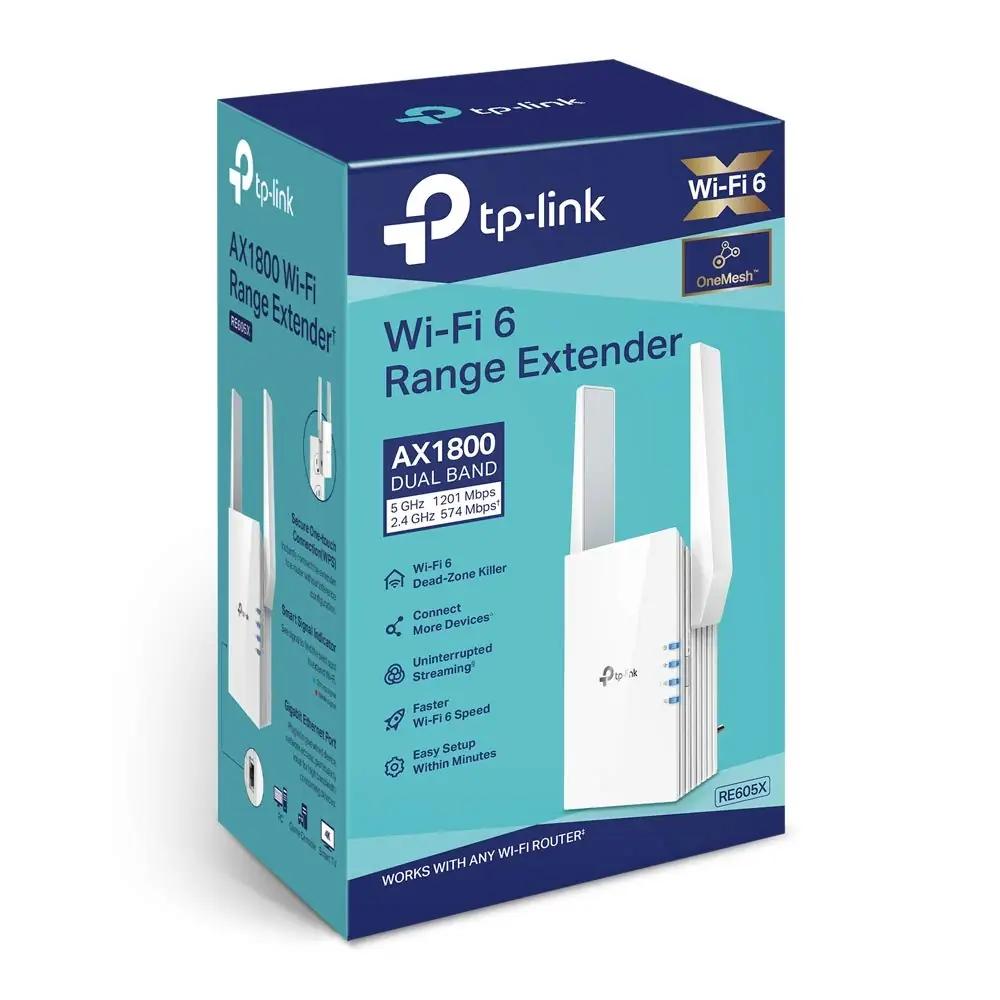 TP-Link pehme-valge WiFi 6 repeater – parem katvus kodus – pilt 7