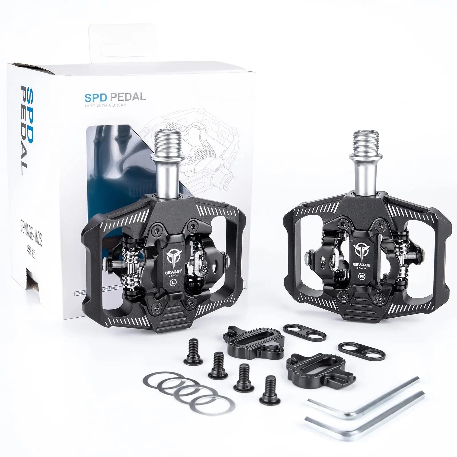 GEWAGE alumiiniumist kahepoolne MTB-clip pedaal – pilt 6
