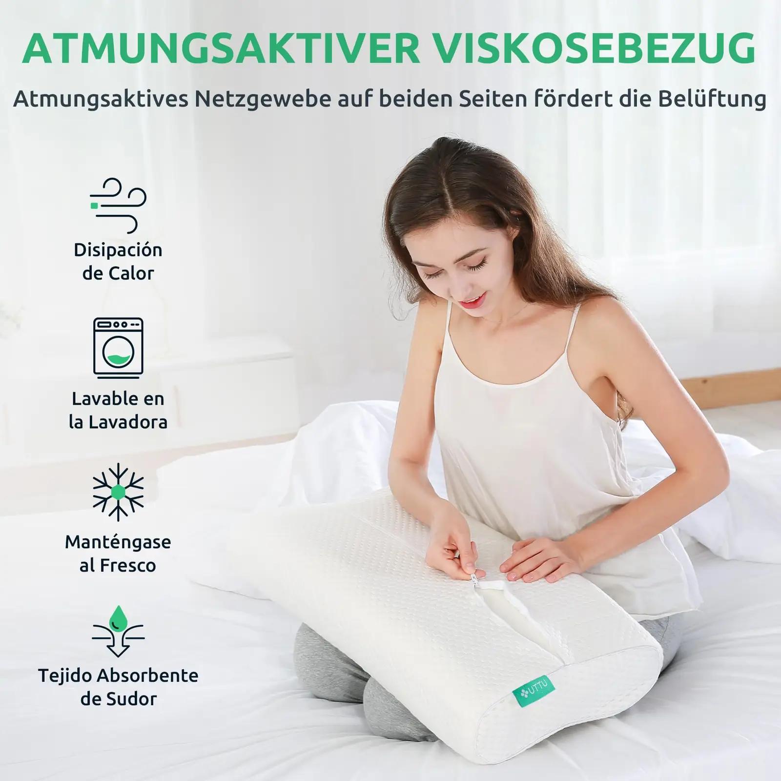 UTTU ergonomiline mälurõnga padi une- ja kaelatoeks – lisavaade
