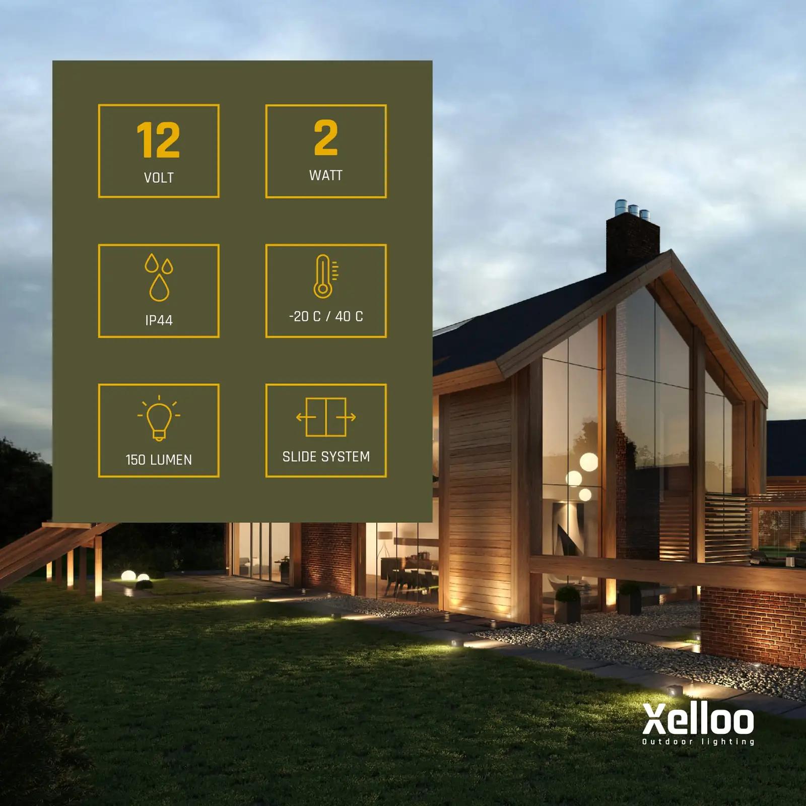 Xelloo aialaternakomplekt MAZE — modernne alumiiniumist disain – lisavaade
