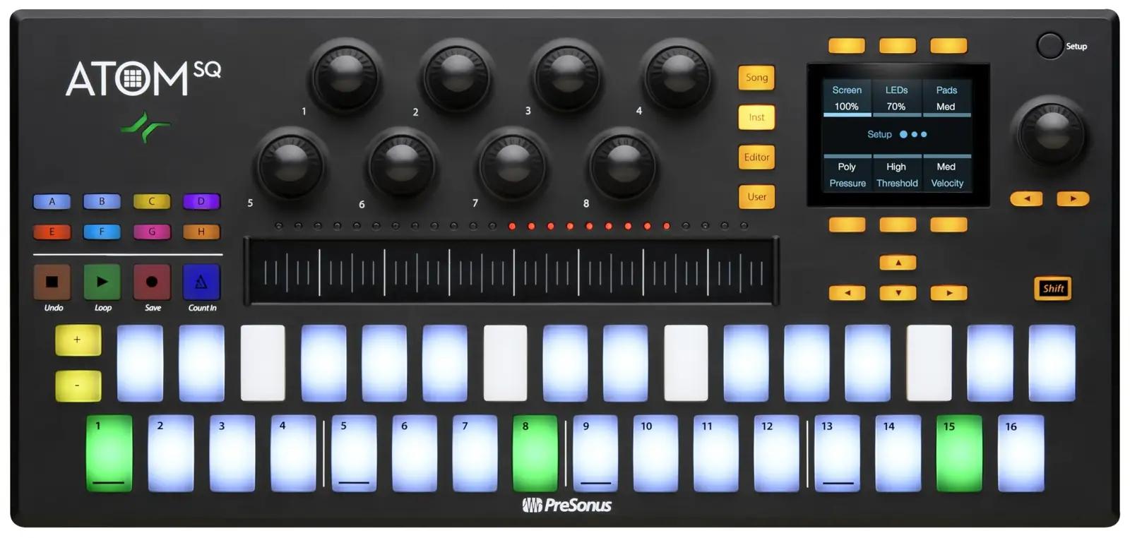 PreSonus ATOM SQ muusikainstrumendid ja dj-seadmed – detailne lähivaade