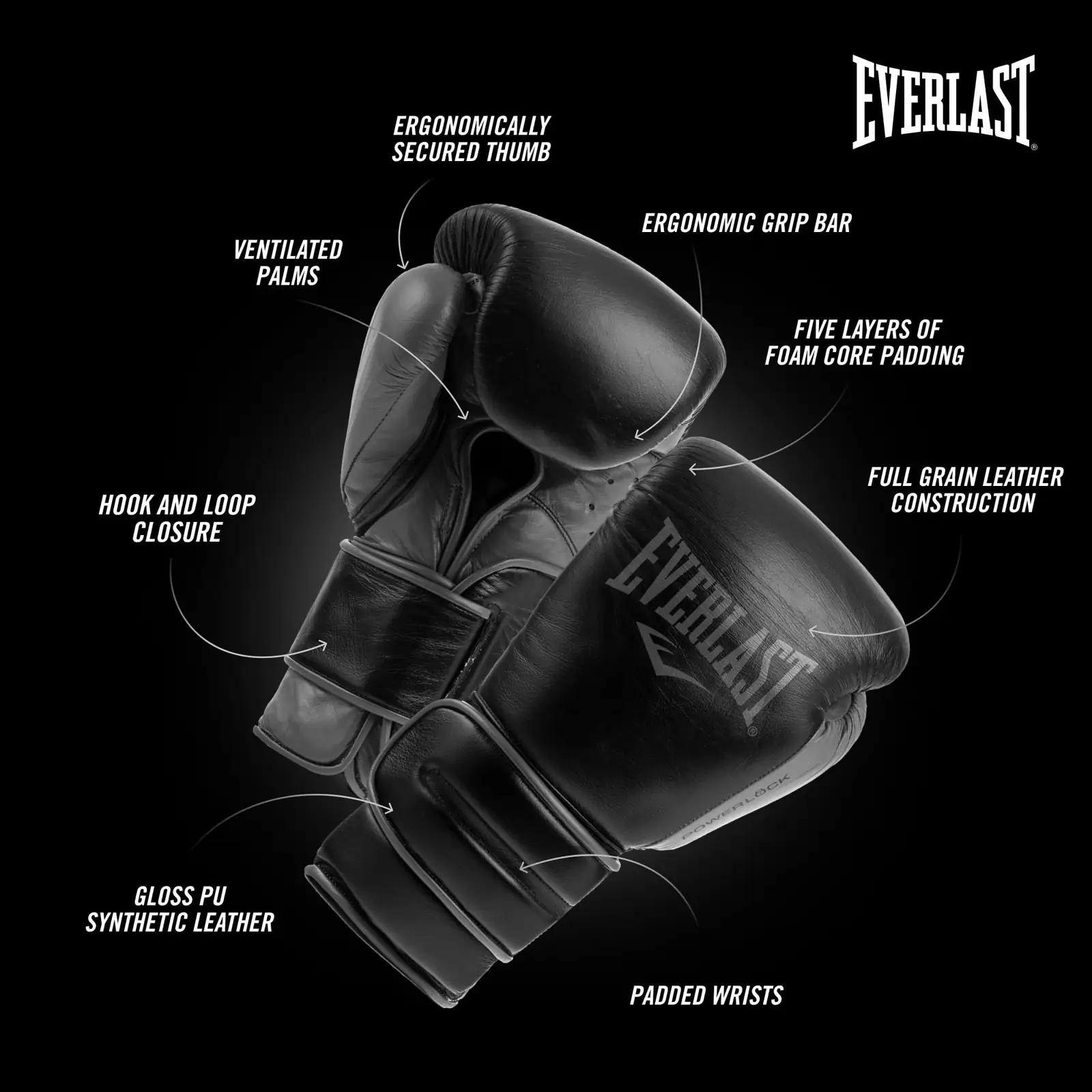 Everlast vastupidavad PU poksikindad 14oz — tugeva kaitsega – kasutusnäide