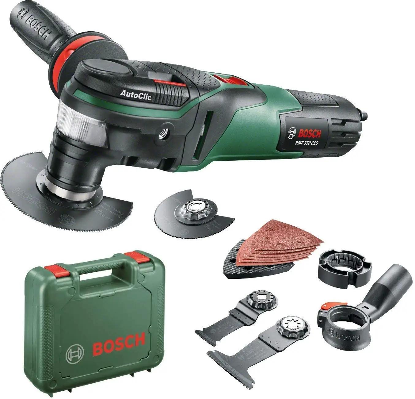 Bosch mitmeotstarbeline tööriist PMF 350 CES – komplekt kohvris