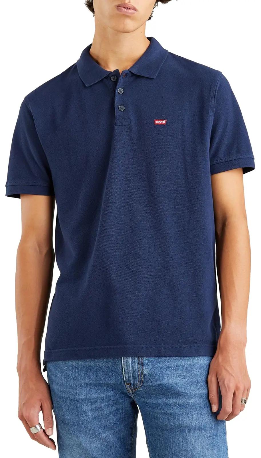 Levi’s kvaliteetne Dress Blues polo – mugav igapäevaks – detailne vaade