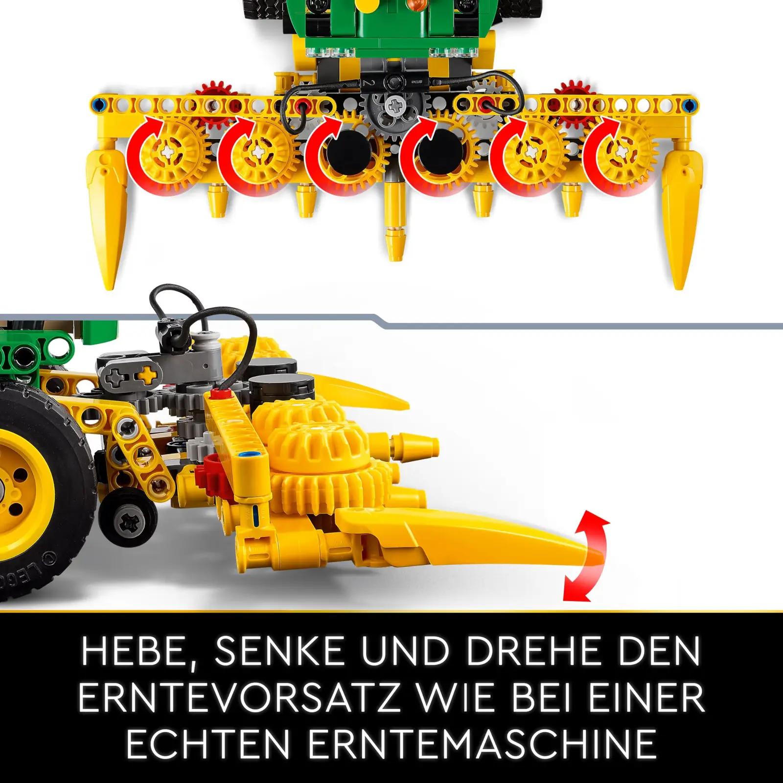 LEGO John Deere 9700 põllutöömasin – realistlik mänguasi – kasutusnäide
