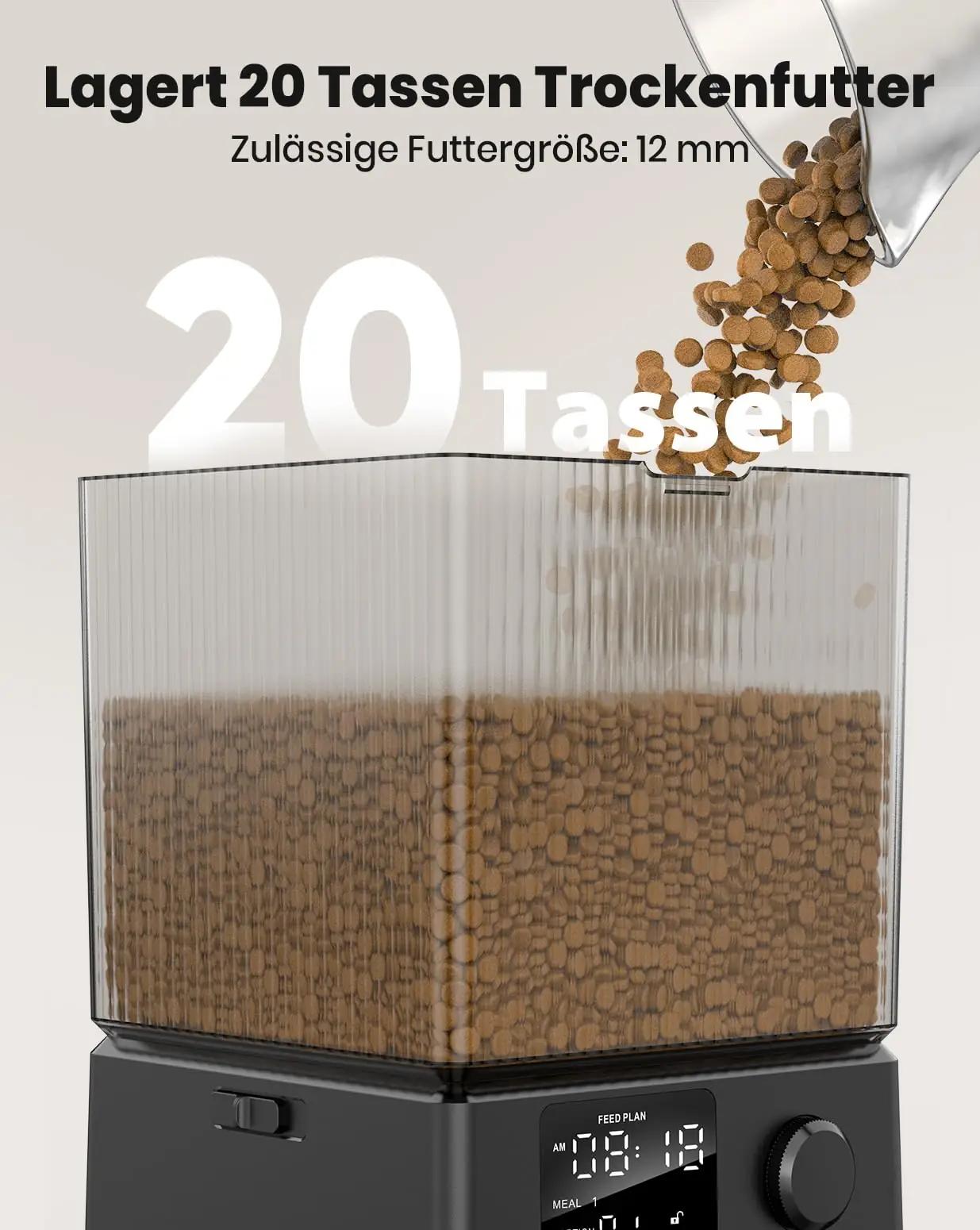 oneisall automaatne 5L toitja — roostevaba kauss ja lihtne – pilt 8