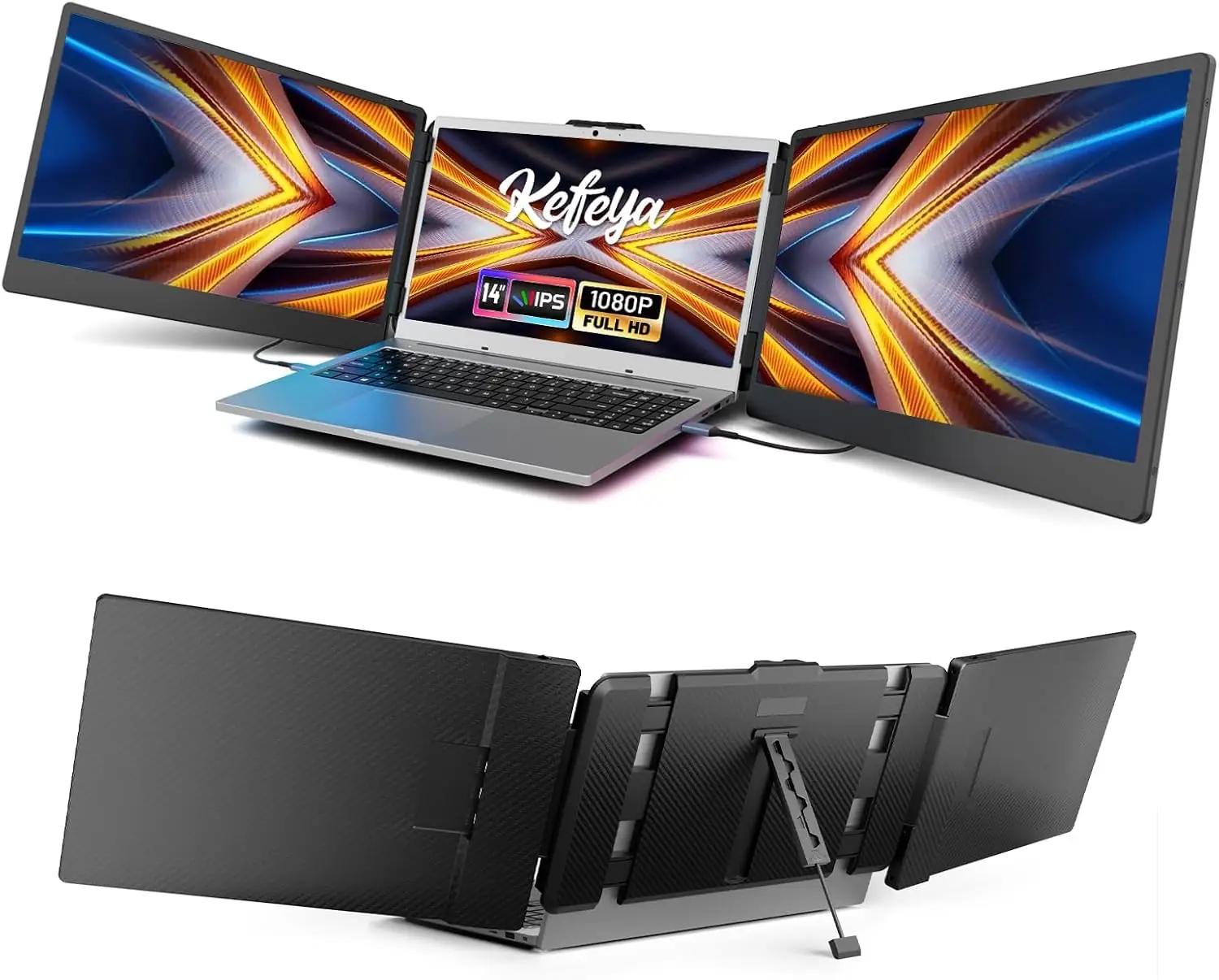 KEFEYA 14″ kaasaskantav FHD monitor – lisakuva äriks ja koduks