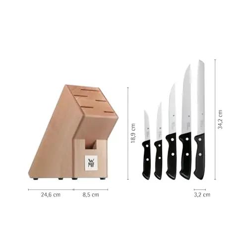 WMF Classic Line puidust nuga- ja plokikomplekt praktiline – pilt 12