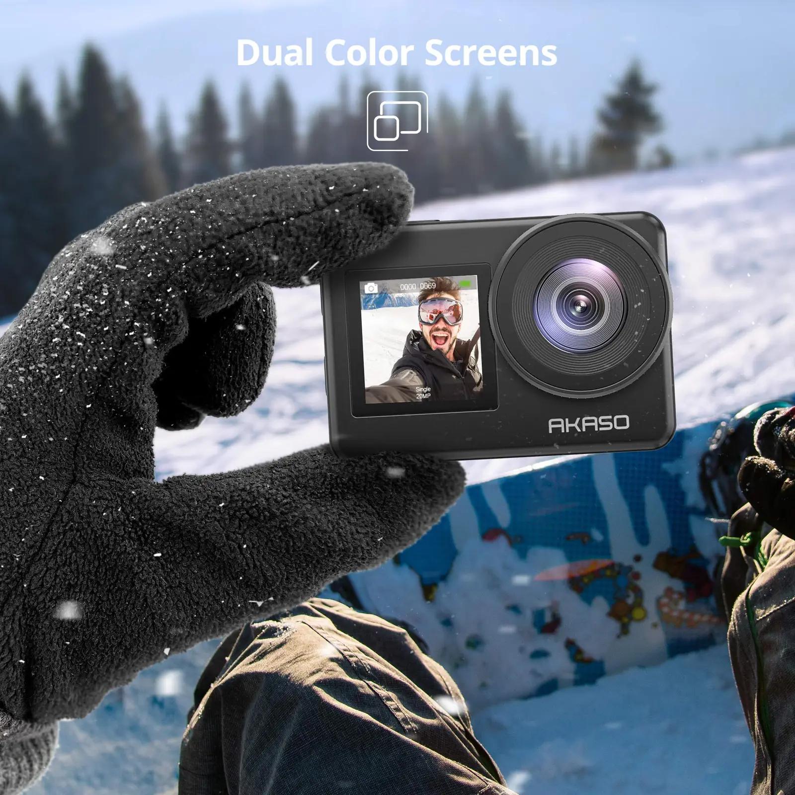 AKASO veekindel action-kaamera 4K videoks ja sukeldumiseks – pilt 8