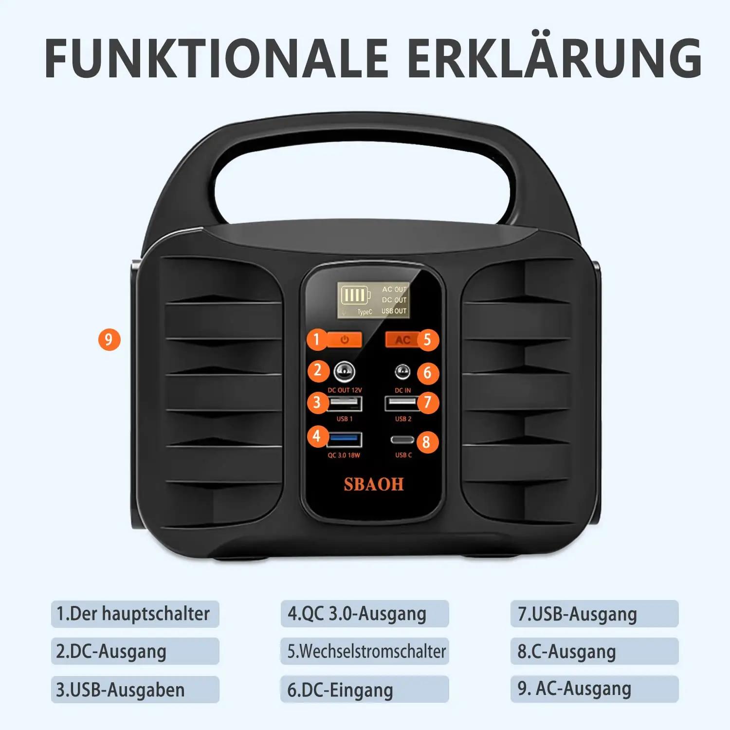 SBAOH vastupidav 99Wh kaasaskantav akupank – pilt 7