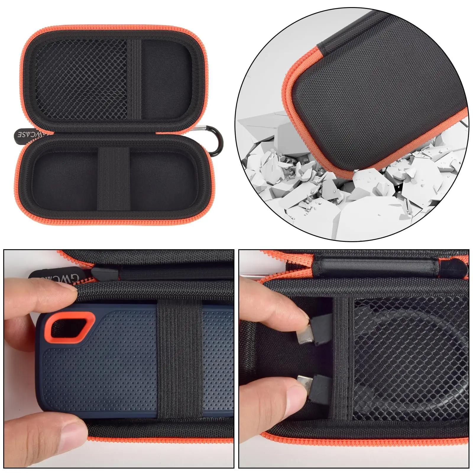 GWCASE vastupidav EVA-kott SanDisk SSD-dele — kaitse ja – lisavaade
