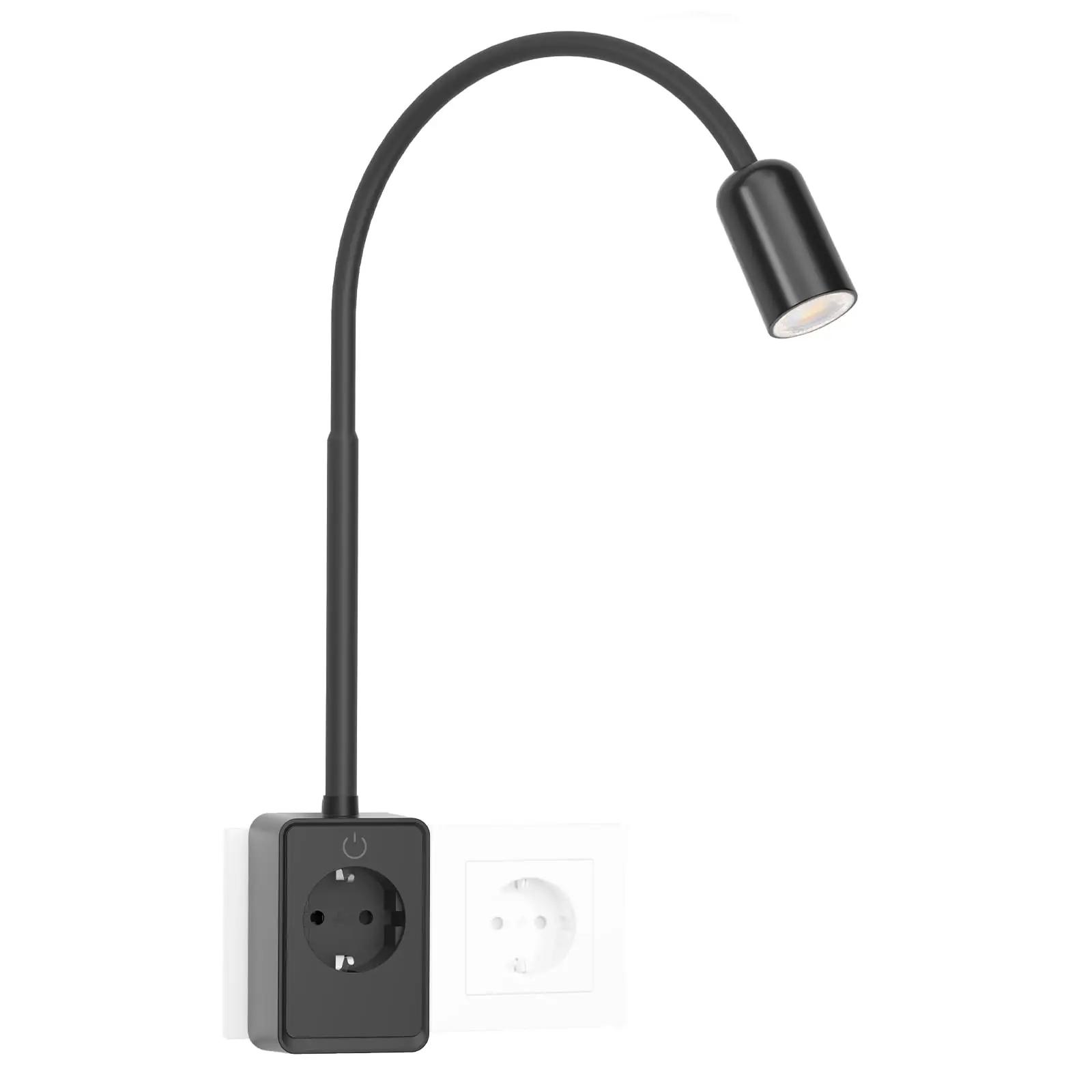 ENUOTEK must LED-lugemislamp USB ja Type-C õrn valgus