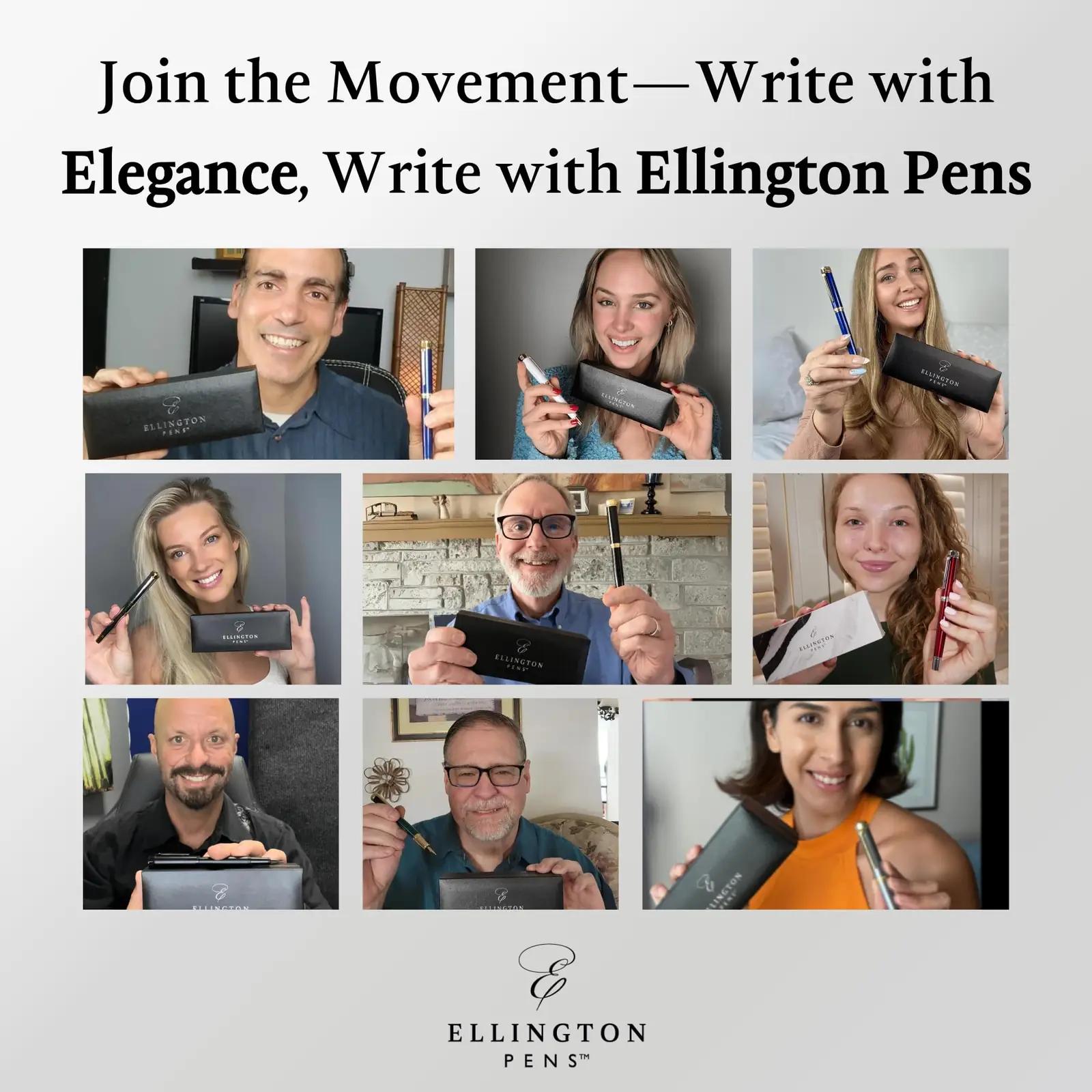 Ellington Pens elegantne roostevaba sulepea – kingi kirjutamiseks – pilt 7