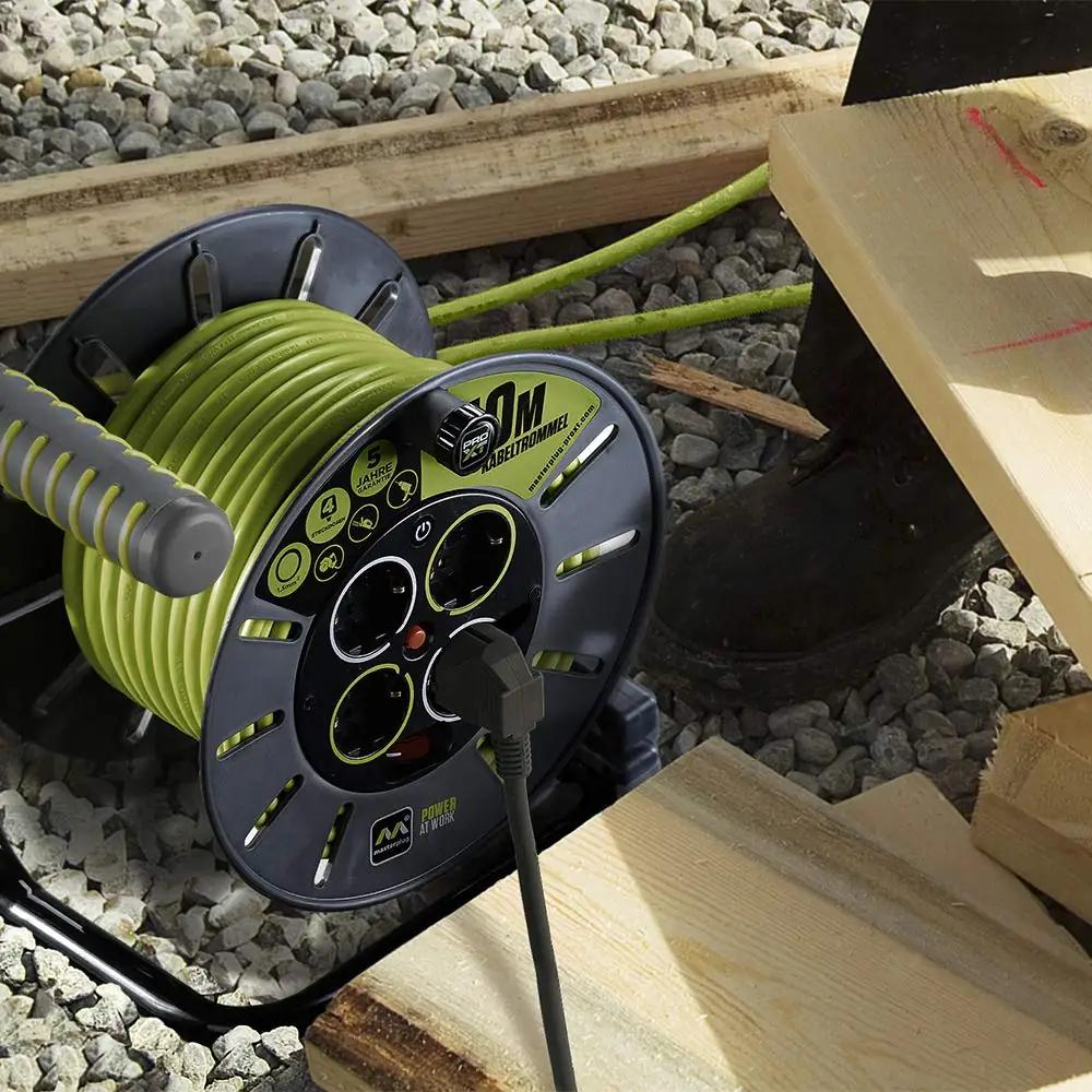 Masterplug vastupidav PVC kabelirull 25 m – turvaline kasutus – pilt 7
