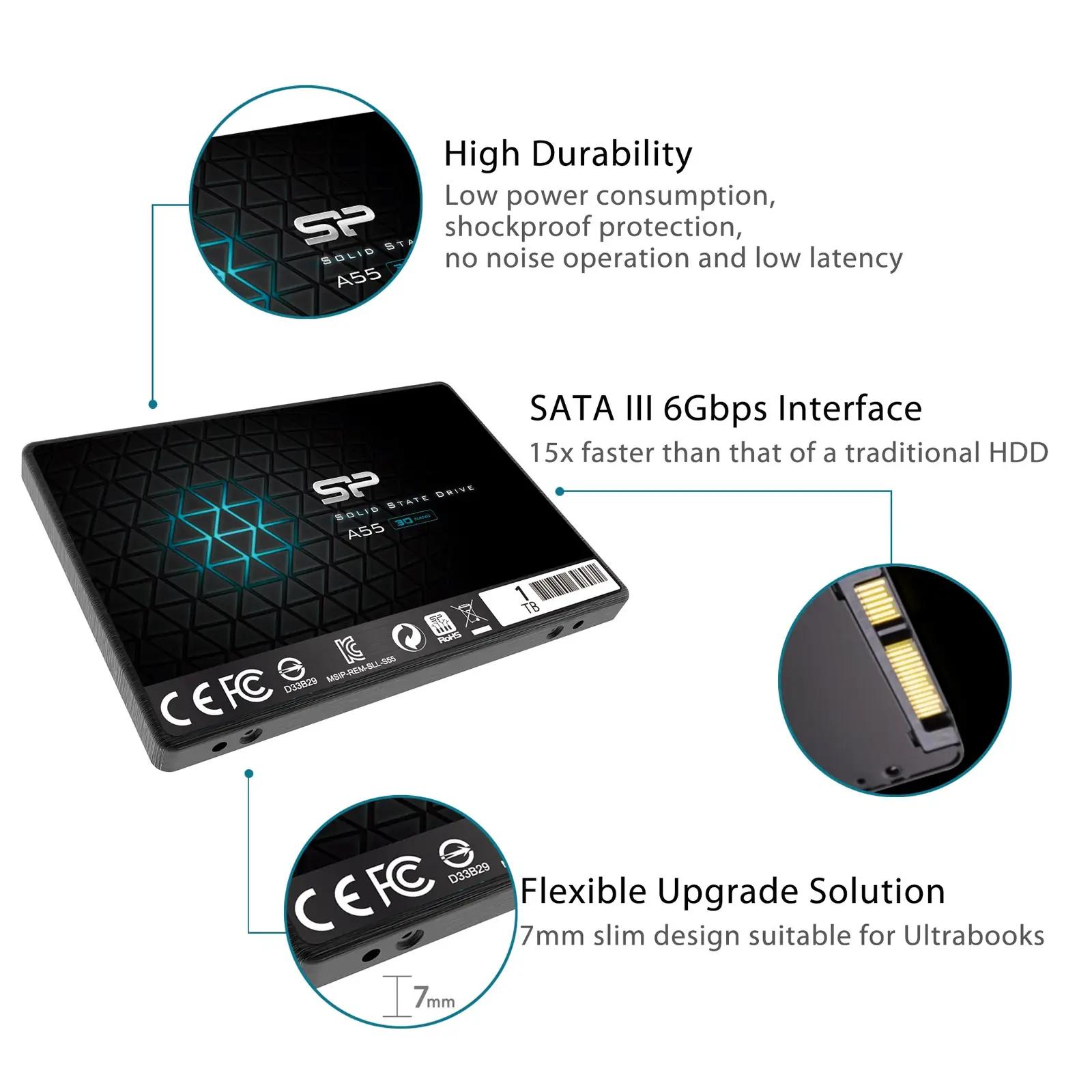 SP Silicon Power 1TB SSD — kiire ja usaldusväärne salvestus – pilt 6