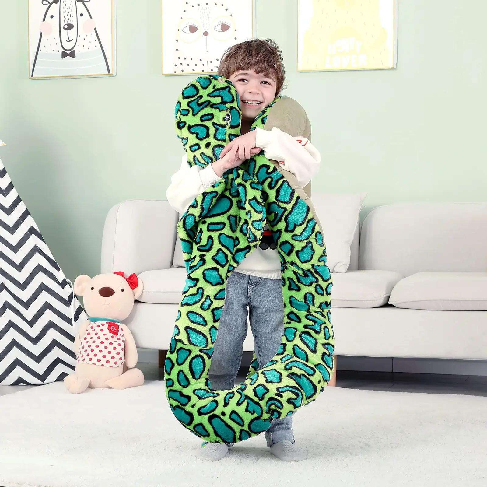 IKASA pehme 270 cm kobra-plüüs – suur kink lastele – pakend ja tarvikud