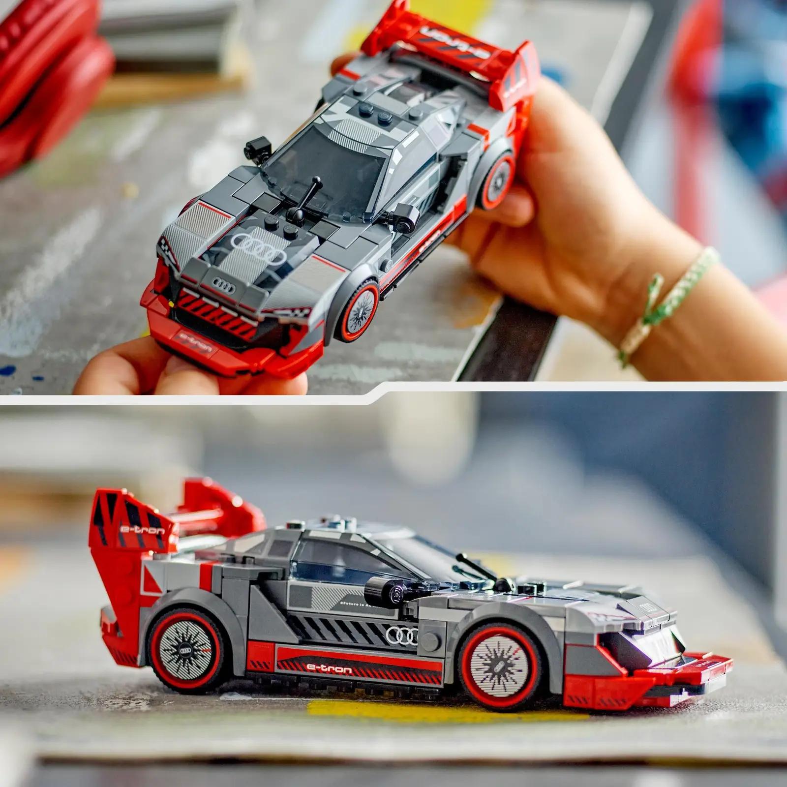 LEGO kiirauto ehitusmäng – Audi S1 e-tron Quattro komplekt – lisavaade