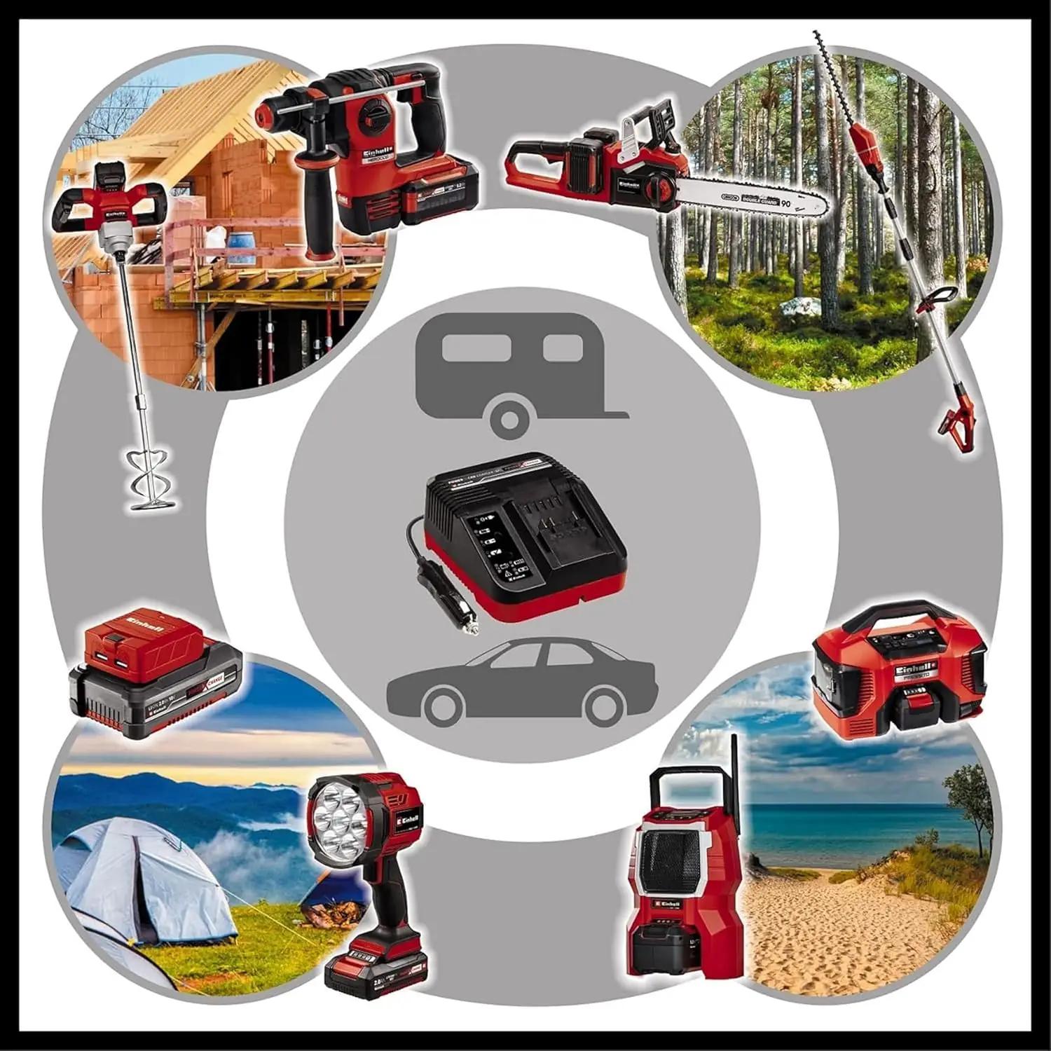 Einhell autoakulaadija Power X-Car — nutikas laadimine 3A – lisavaade