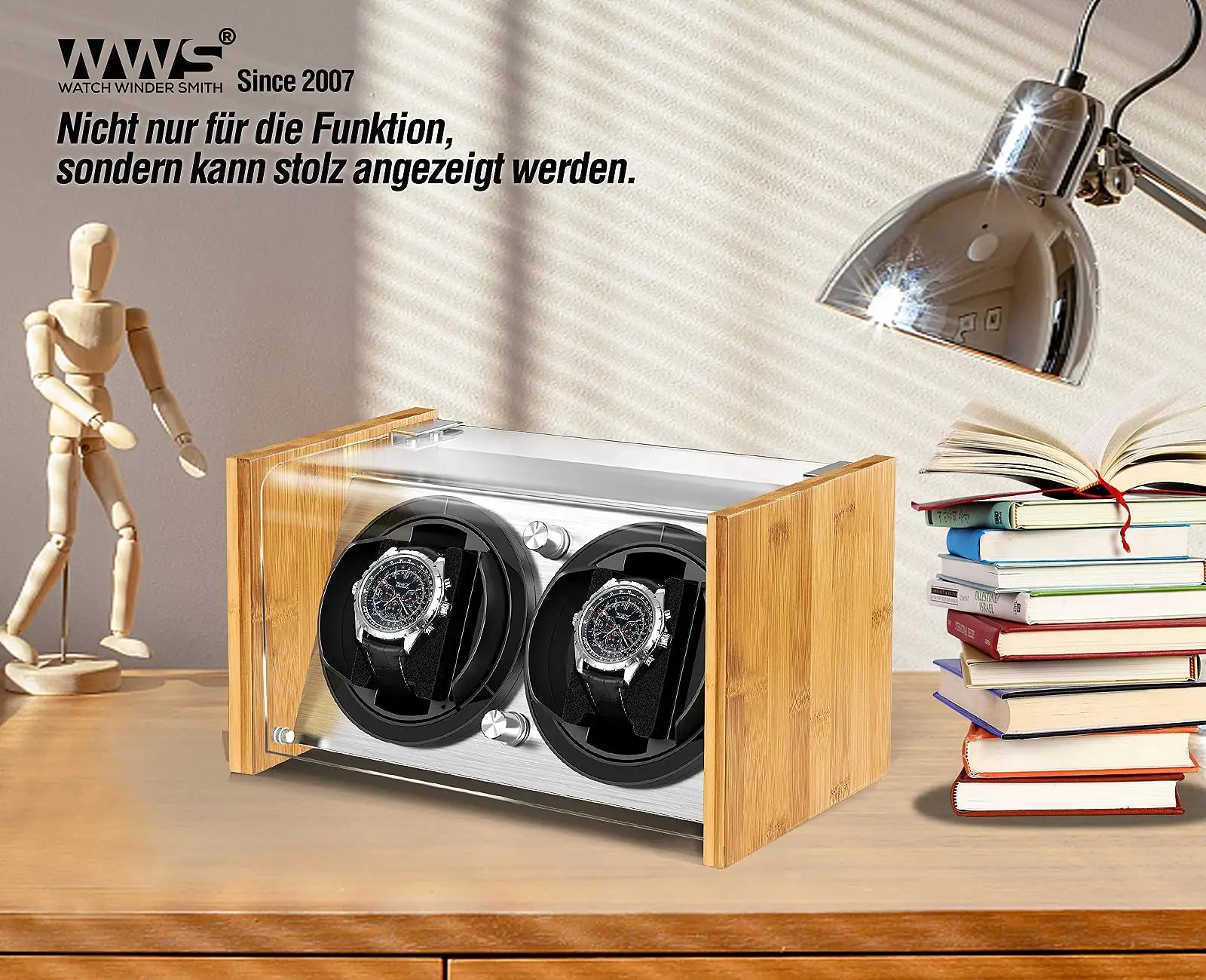 Watch Winder Smith bambuspuust kellapööraja kahele – pilt 7